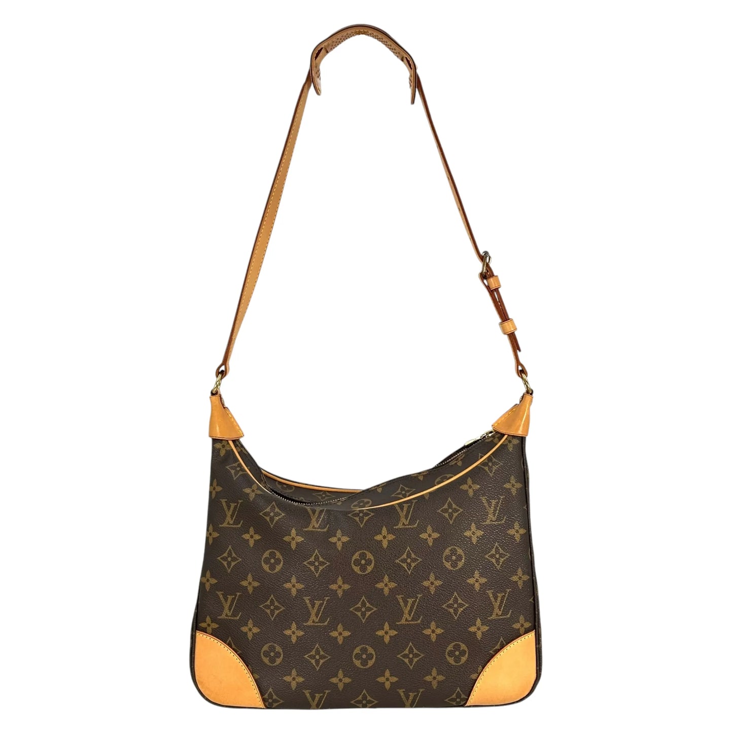 Louis Vuitton Boulogne PM Monogram Canvas Shoulder Bag - Brown