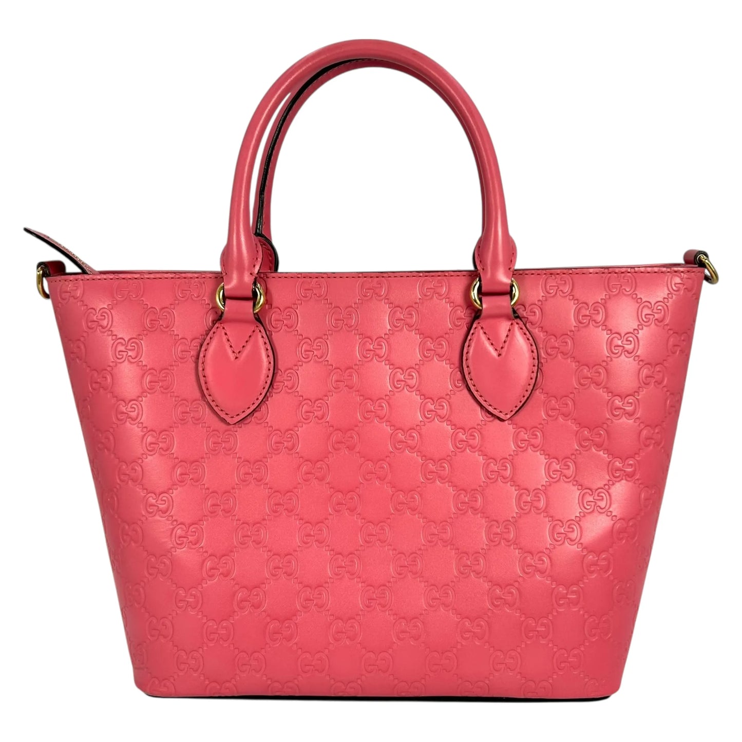GUCCI Guccissima Leather Hand Bag Shoulder Bag - Pink