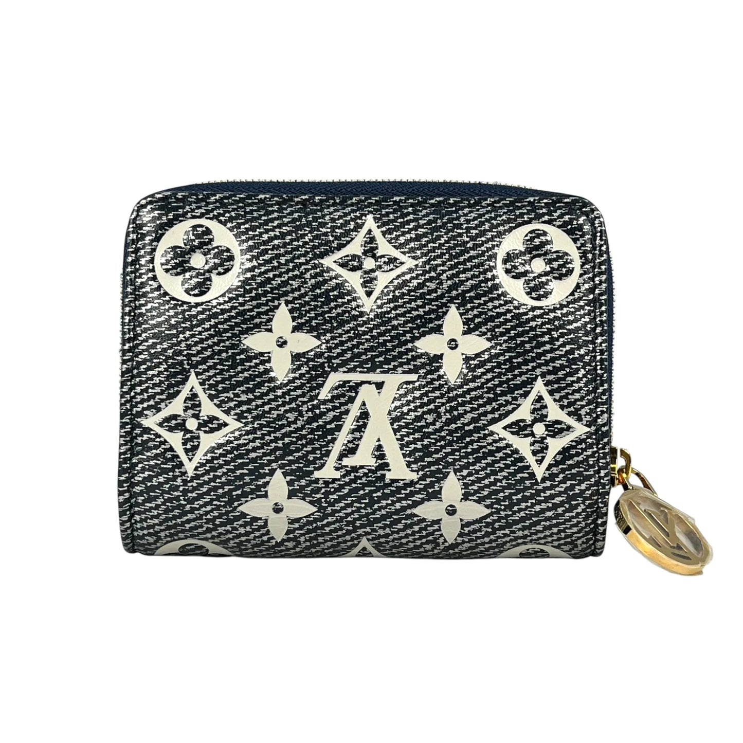 LOUIS VUITTON Portefeuille Lou Monogram Compact Wallet - Navy