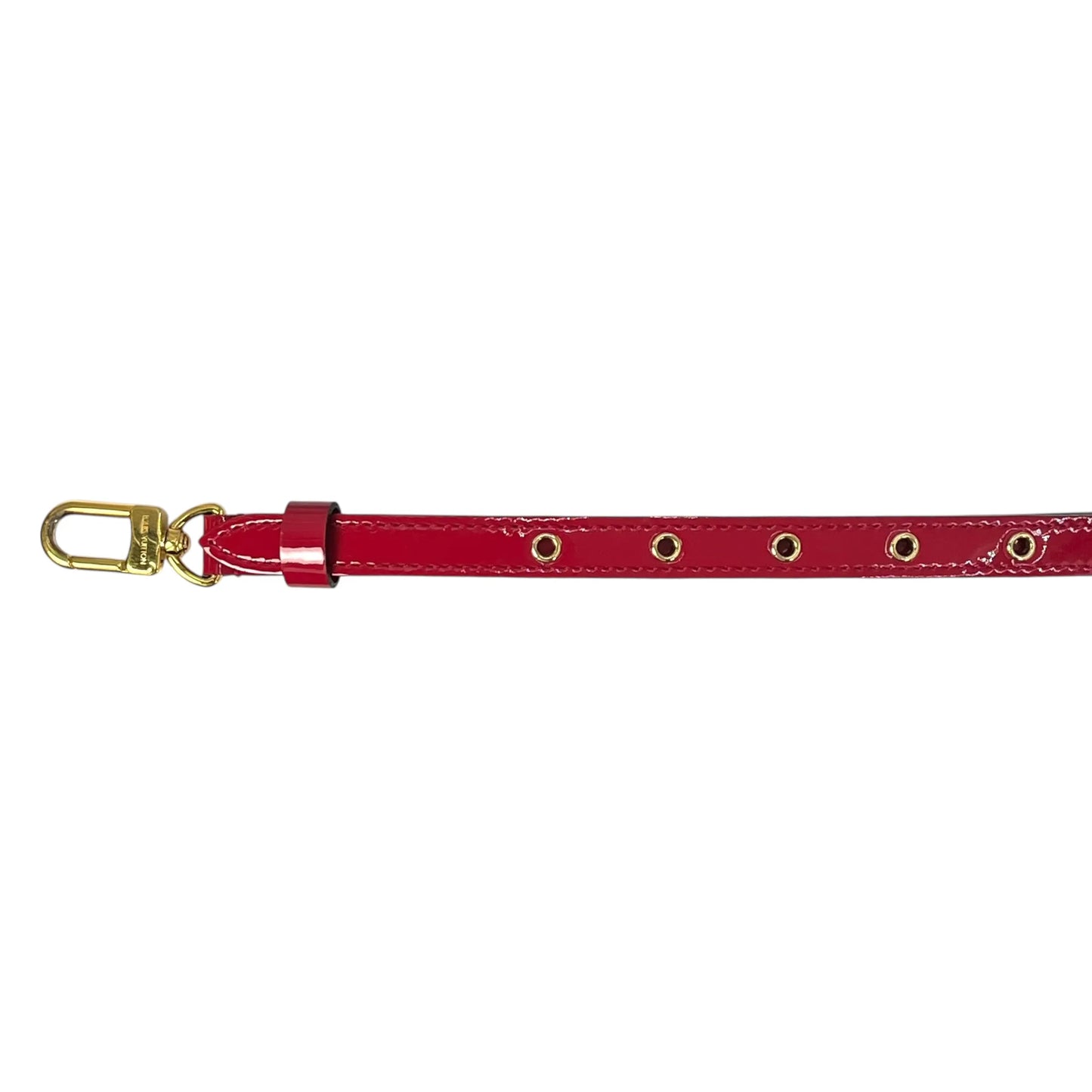 LOUIS VUITTON Vernis Shoulder Strap - Red