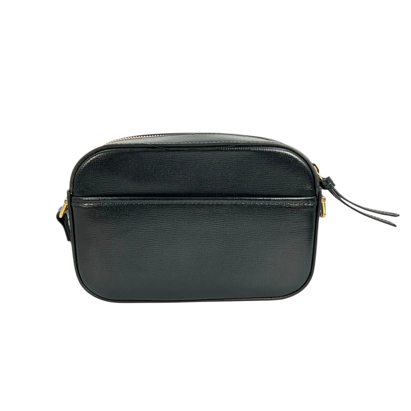 GUCCI Horsebit 1955 Leather Small Shoulder Bag - Black