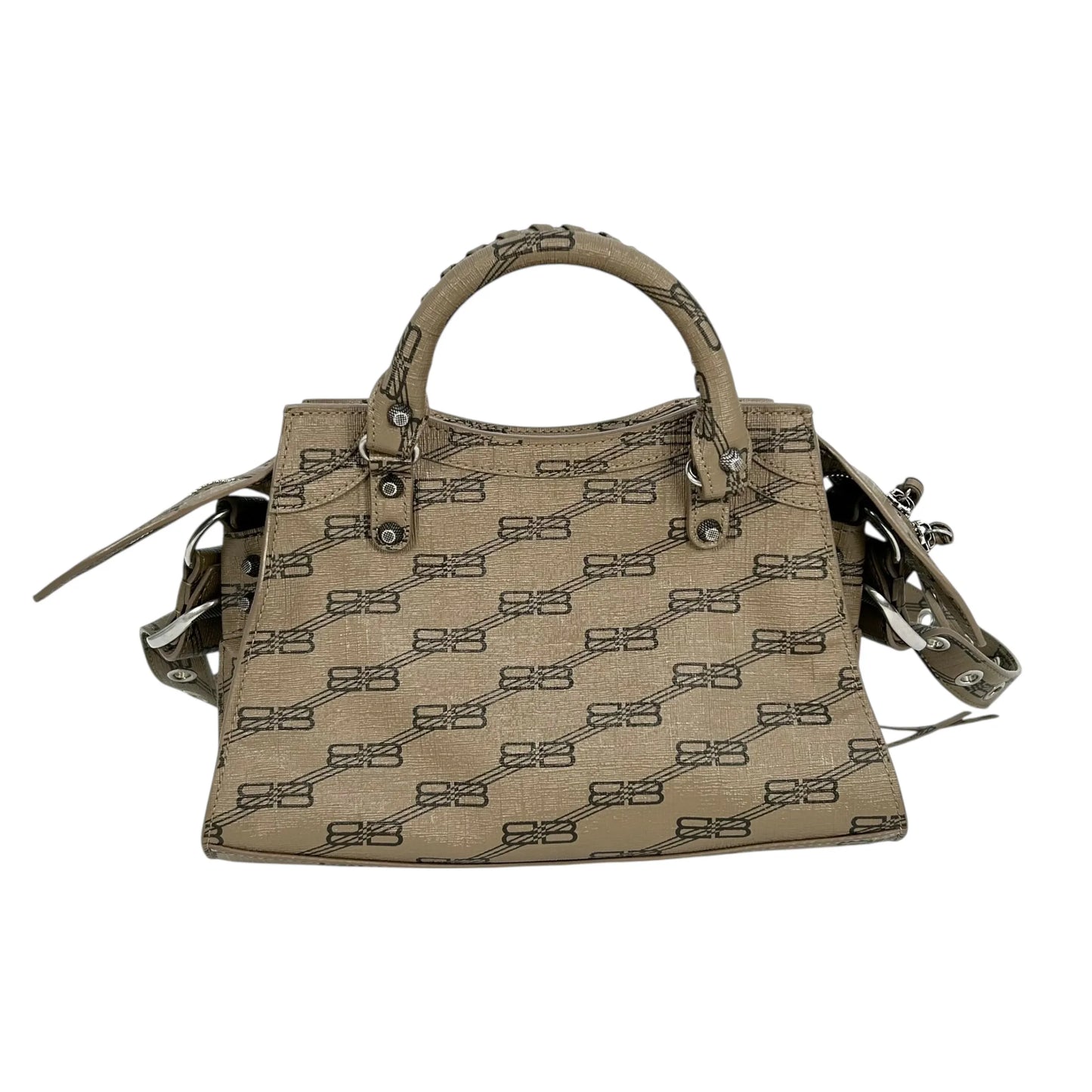 BALENCIAGA Neo Cagole City XS Hand Bag Shoulder Bag - Brown