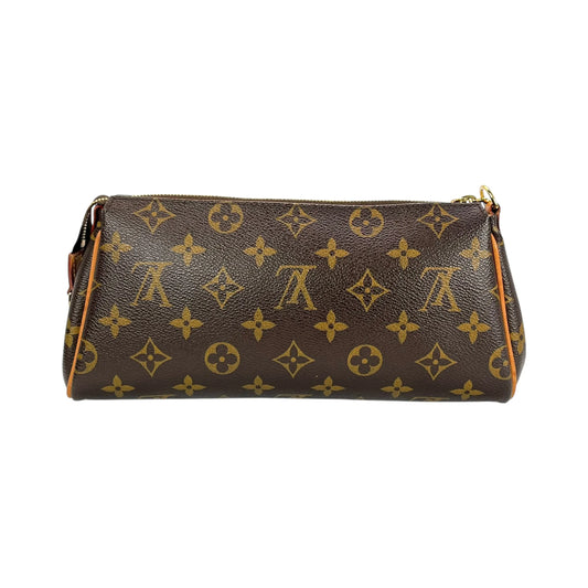 LOUIS VUITTON Eva Clutch Monogram Canvas Shoulder Bag - Brown