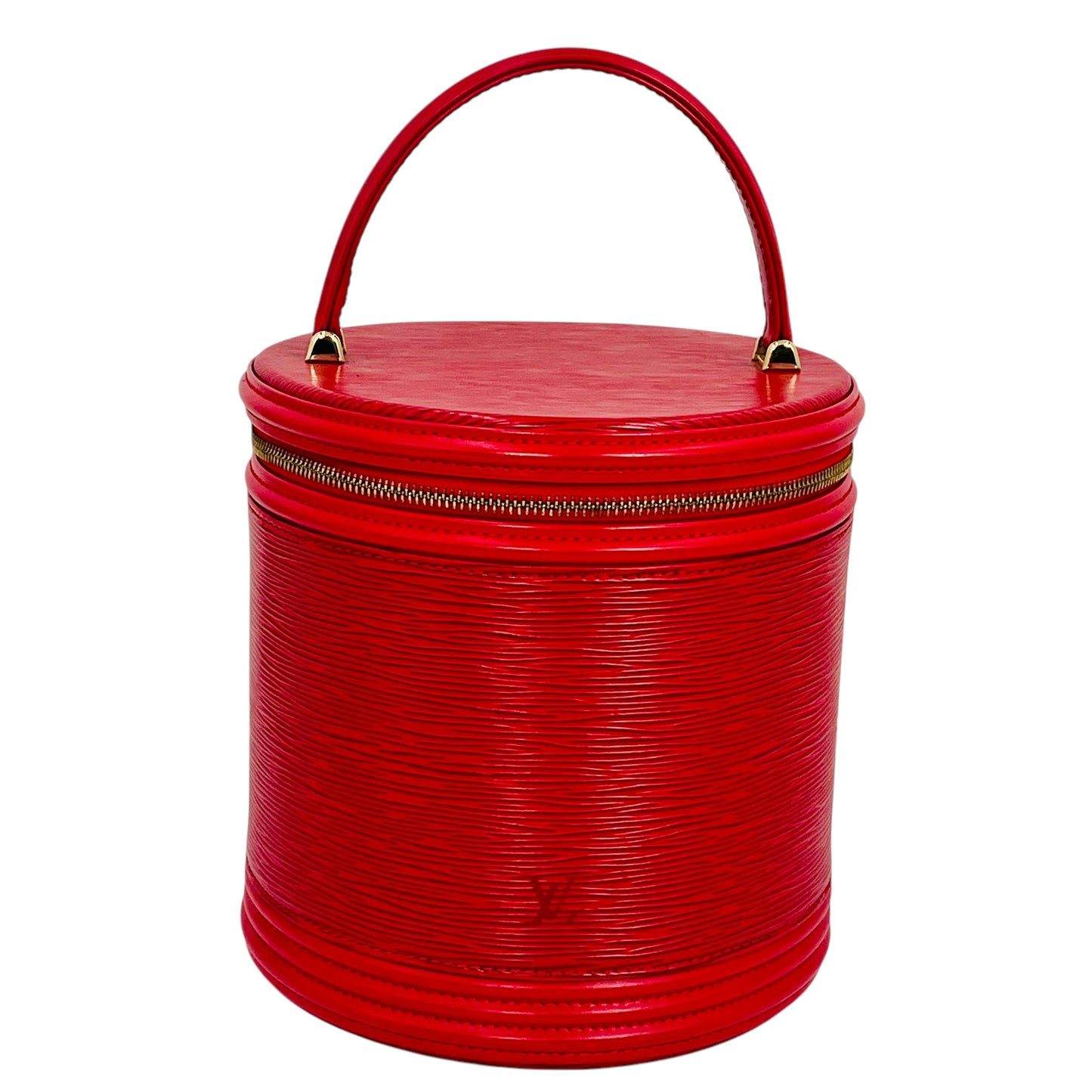 Louis Vuitton Epi Cannes Vanity Hand Bag - Red