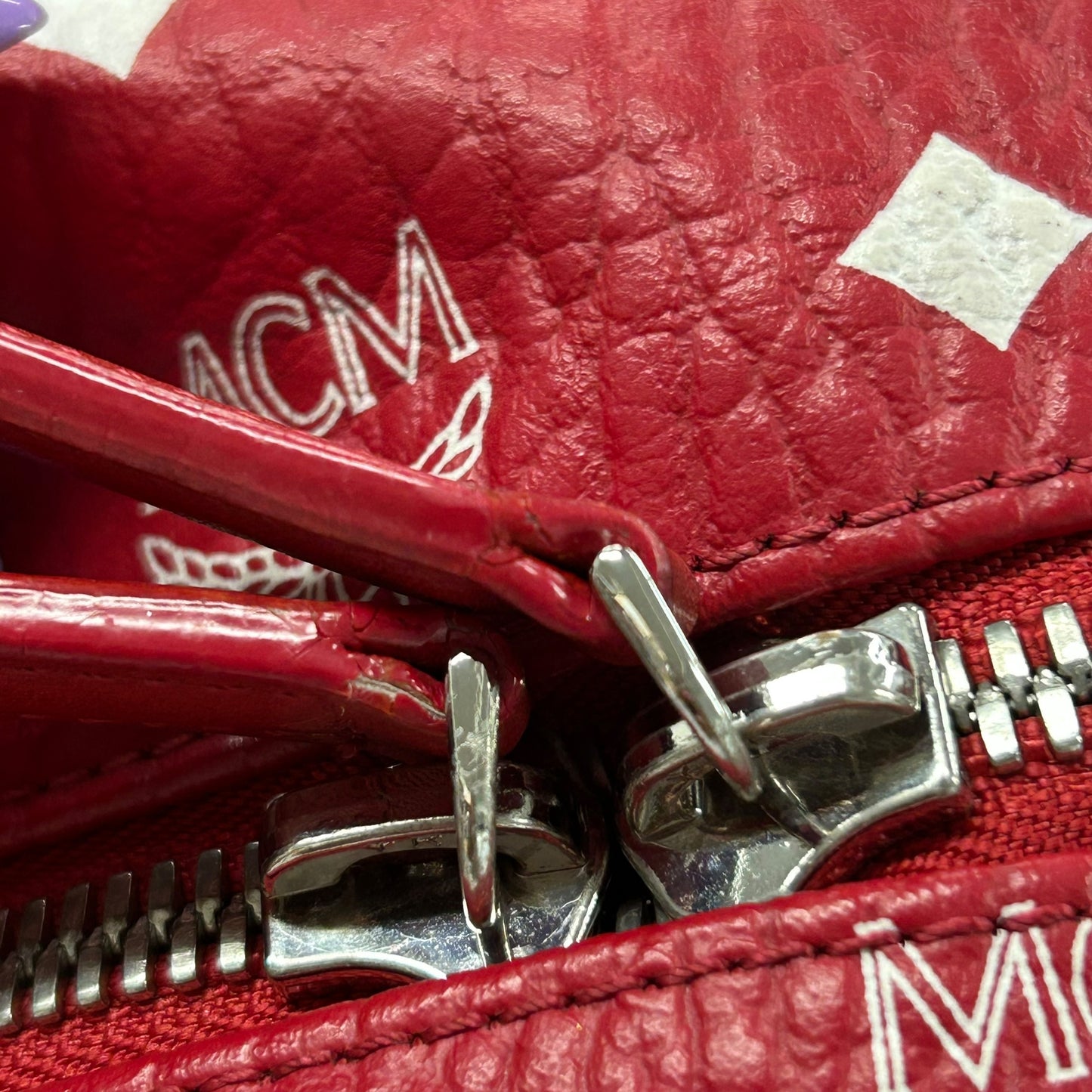 MCM Stark Visetos Backpack small size korean exclusive