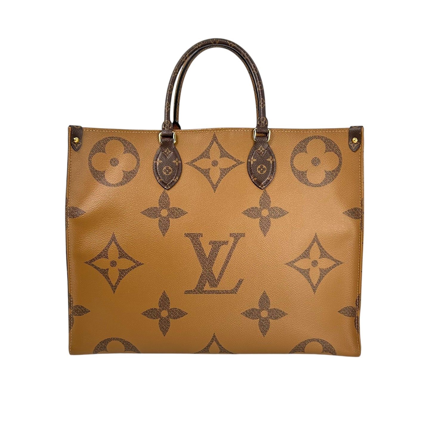 Louis Vuitton On The Go GM Brown Tote Bag