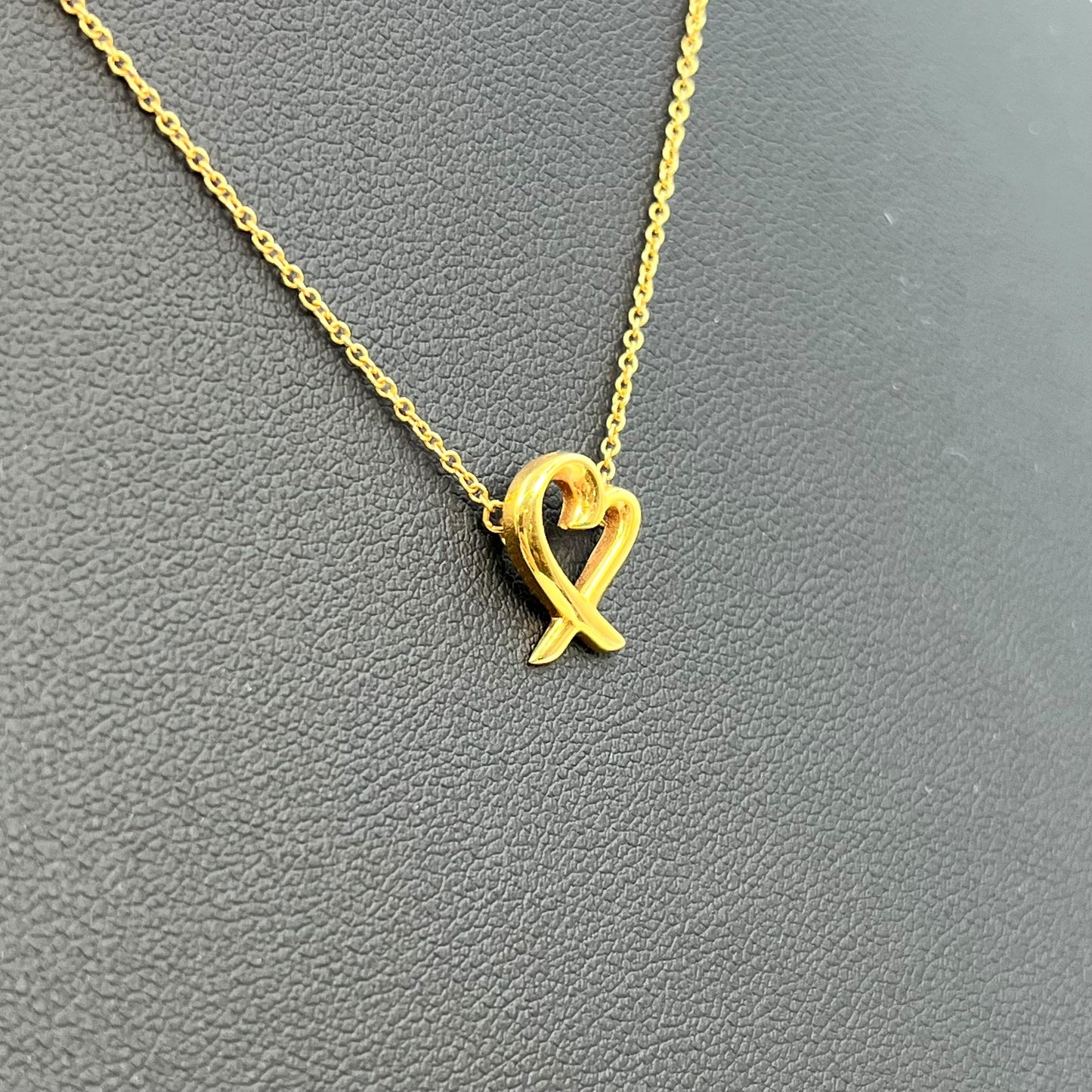 Tiffany Loving Heart Pendant Necklace