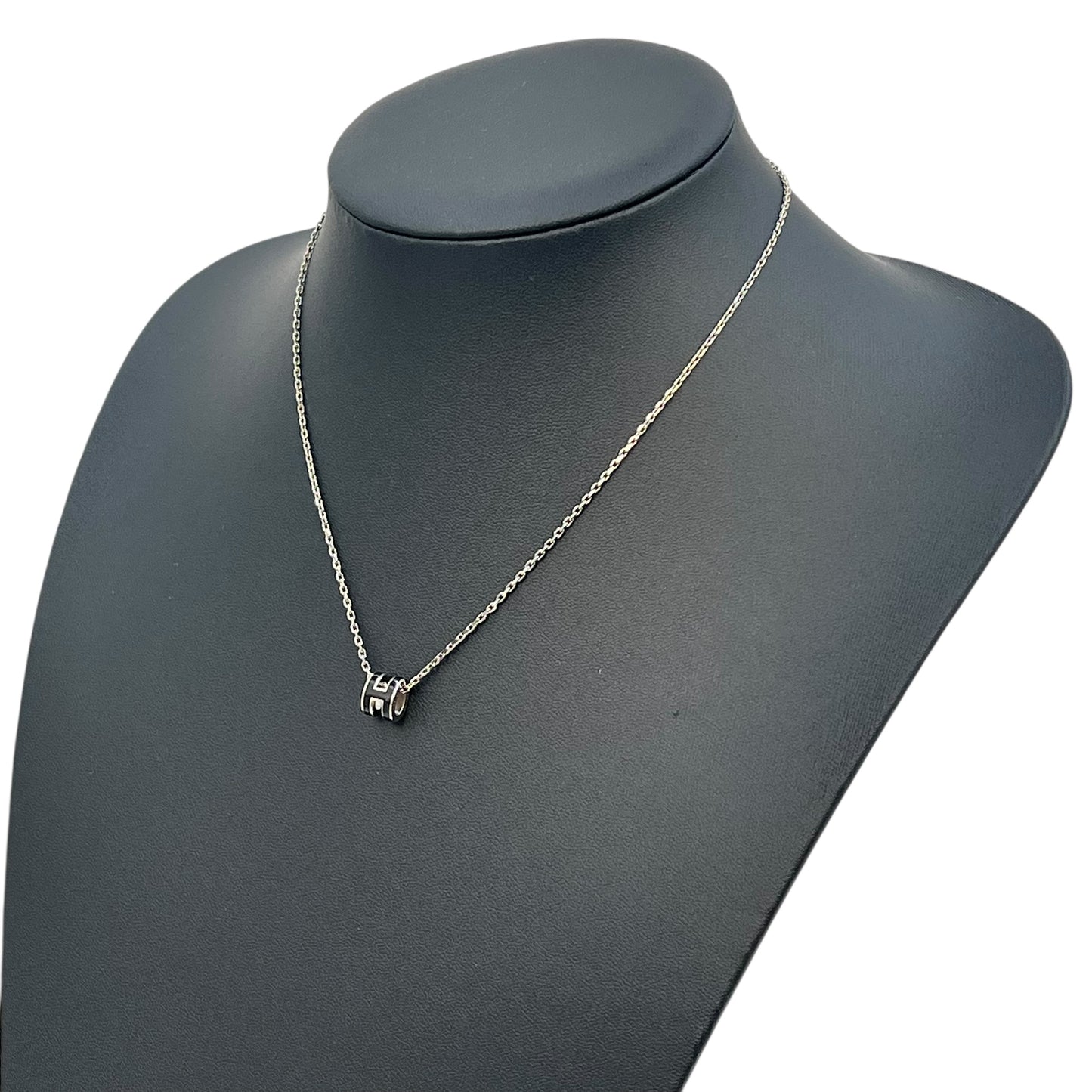 Hermès Mini Pop Ash Necklace Black