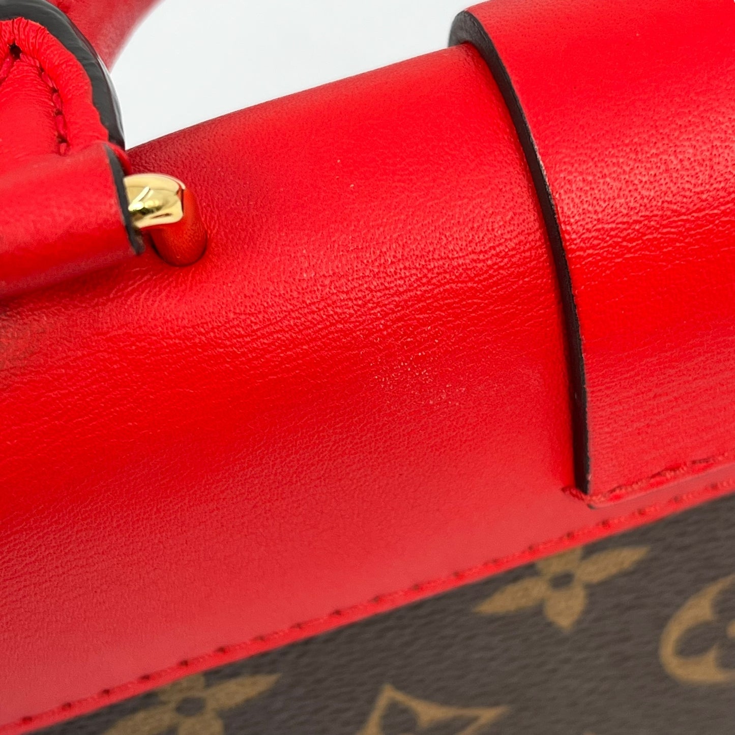 Louis Vuitton Lock BB Hand Bag Shoulder Bag - Red