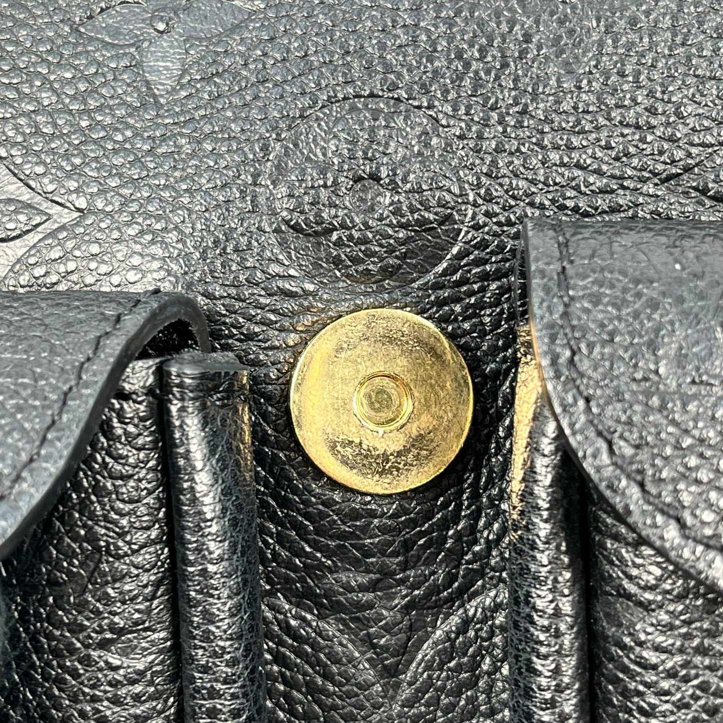 Louis Vuitton Monogram Empreinte Backpack - Black
