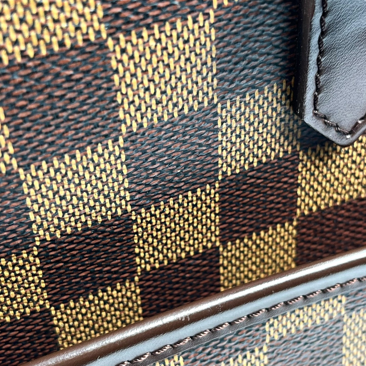 Louis Vuitton Damier Ebene Sarria Horizontal Hand Bag