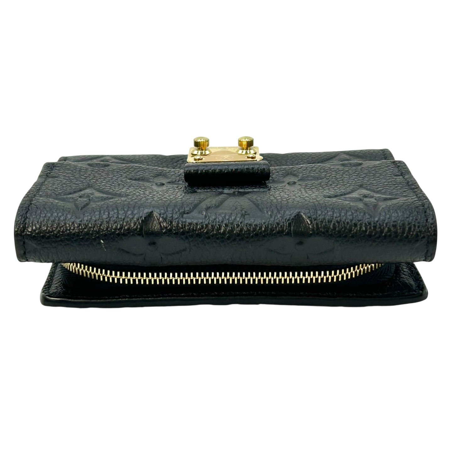 Louis Vuitton Monogram Empreinte Portefeuille Metis Conpact Wallet - Noir