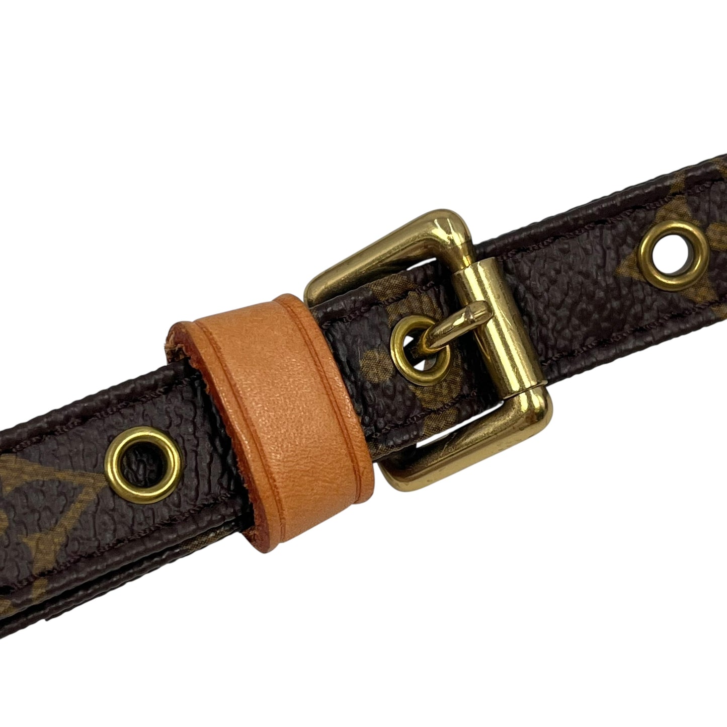Louis Vuitton Monogram Canvas Leather Strap 101-118 cm