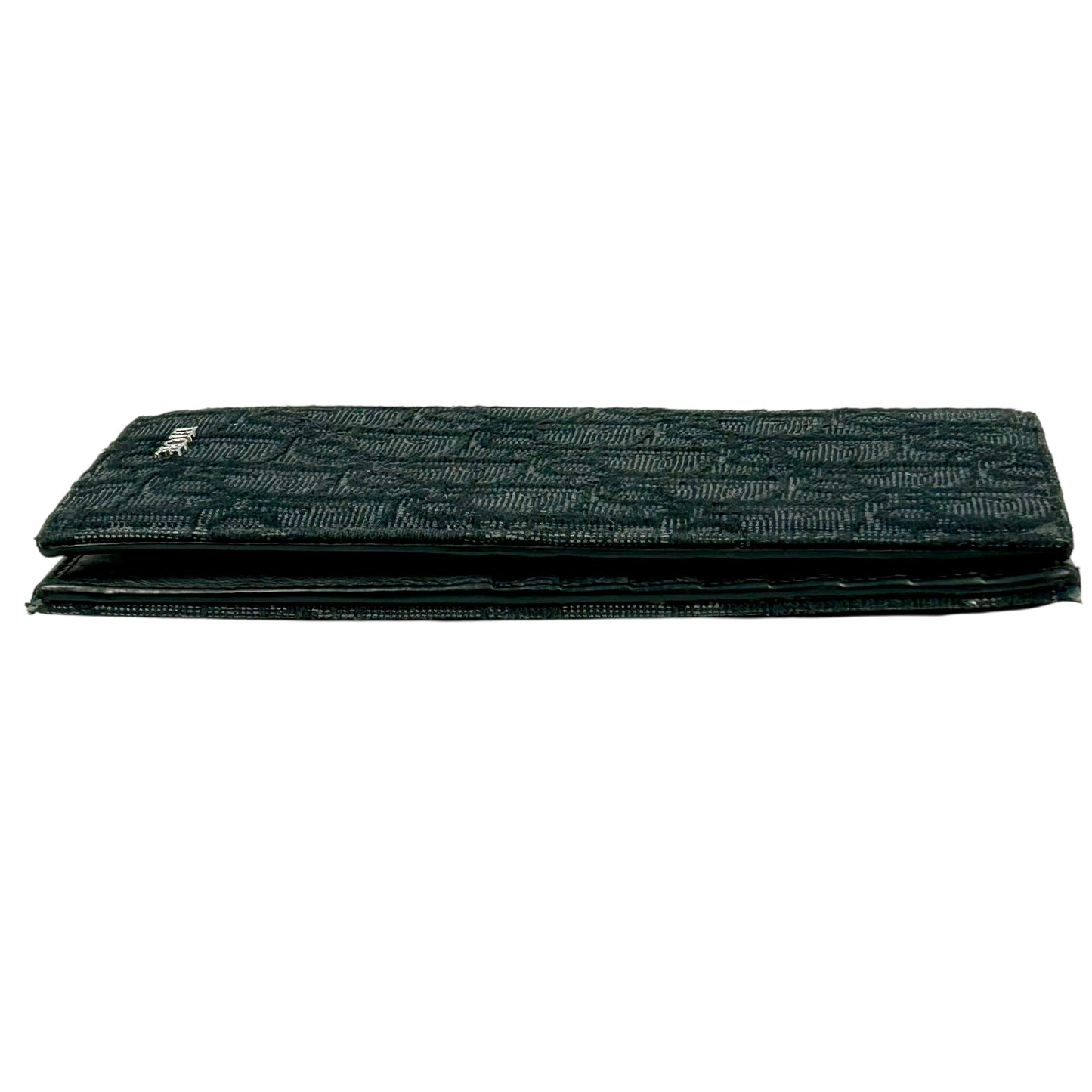 Dior Oblique Vertical Long Wallet - Black