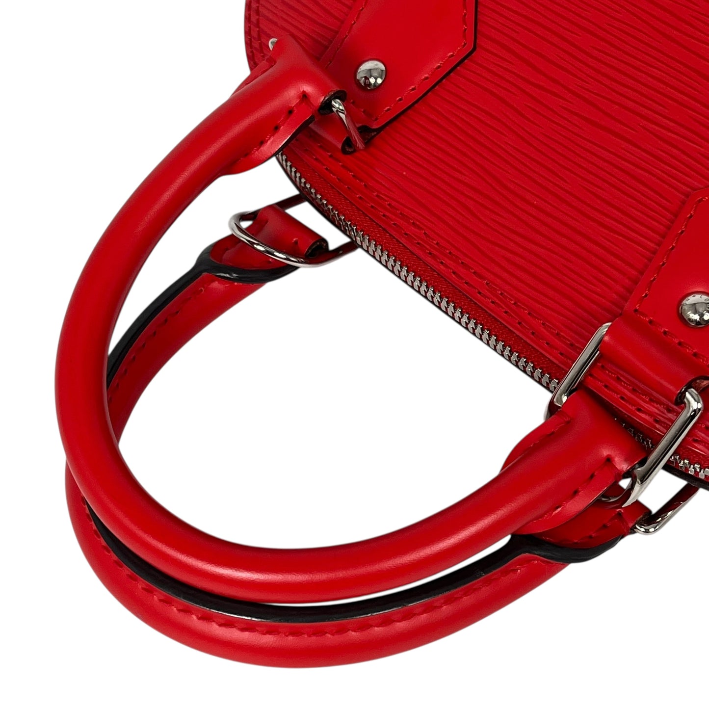 Louis Vuitton Epi Alma BB Hand Bag - Red