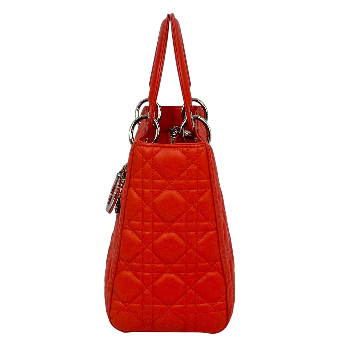 Dior Lady Dior 2way Bag - Orange