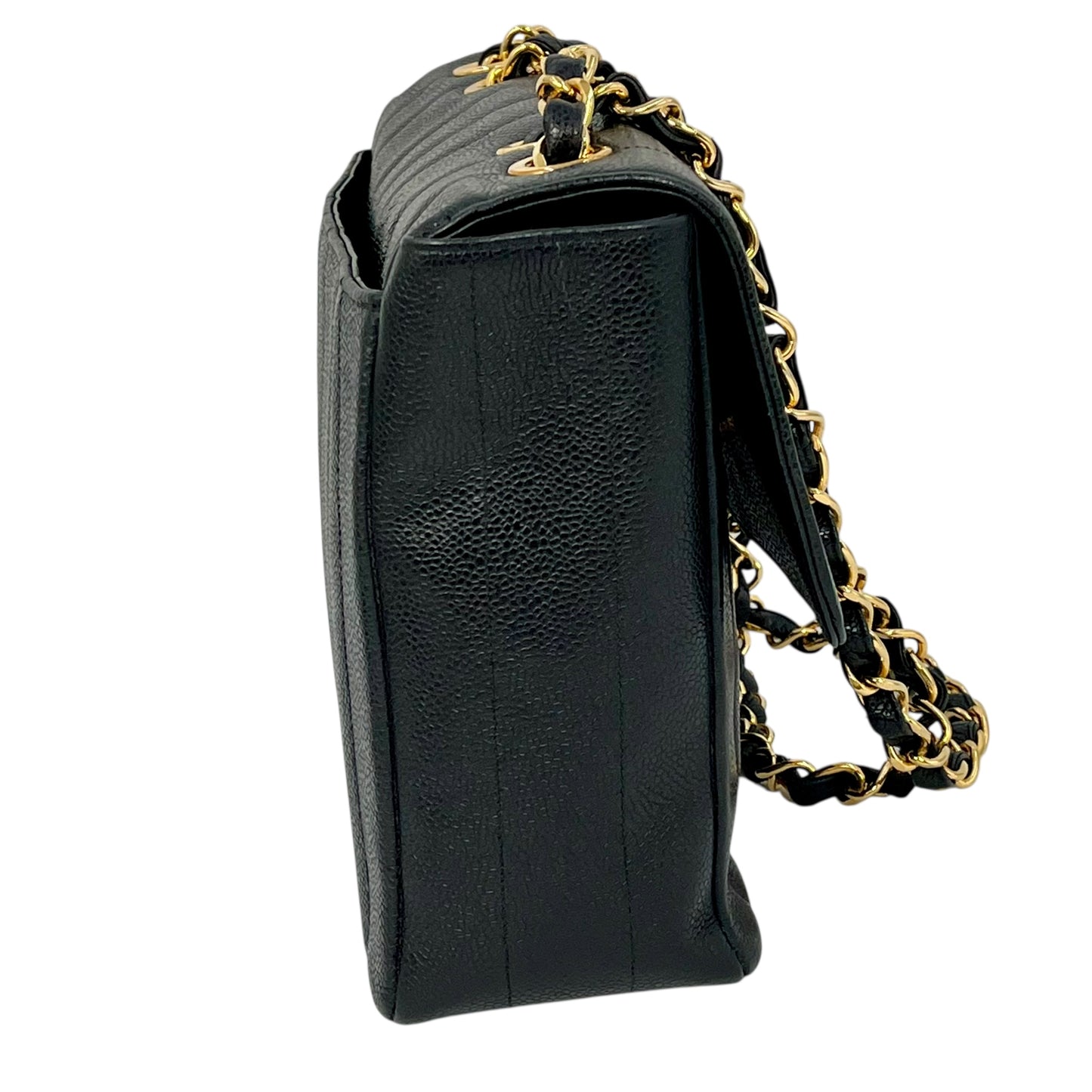 CHANEL Mademoiselle Chain Shoulder Bag - Black