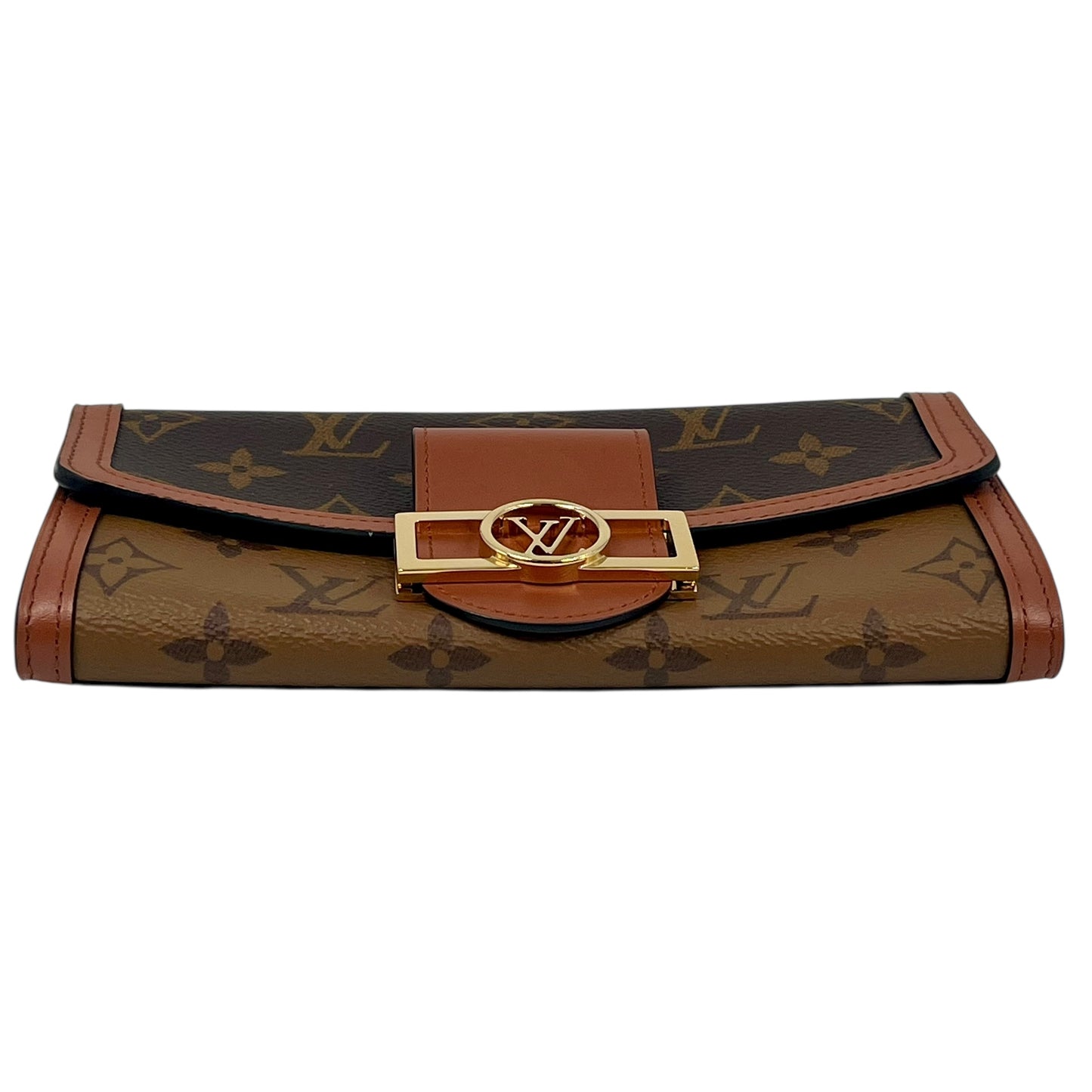 Louis Vuitton Portefeuille Sarah Dauphine Long Wallet - Brown