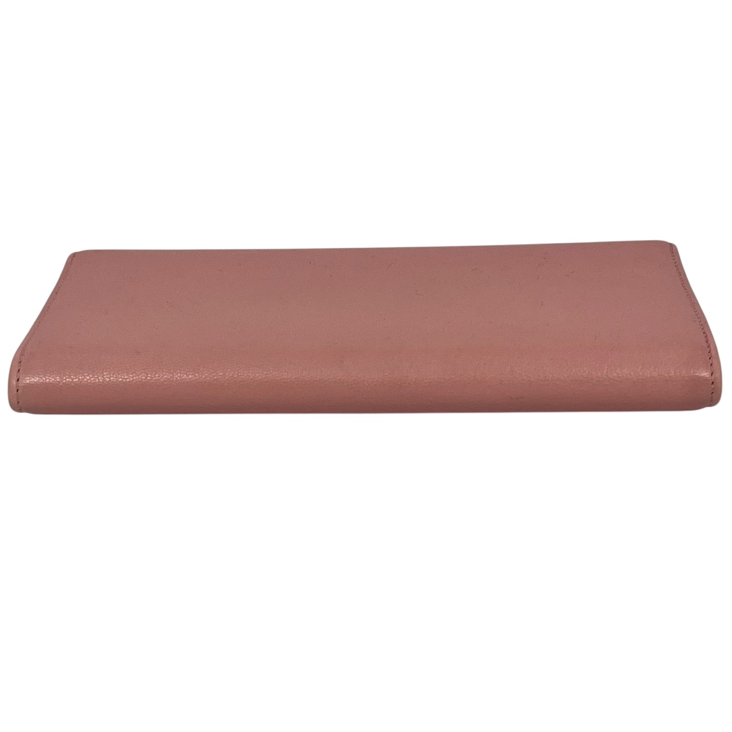 CHANEL Caviar Skin Bi-Fold Long Wallet - Pink