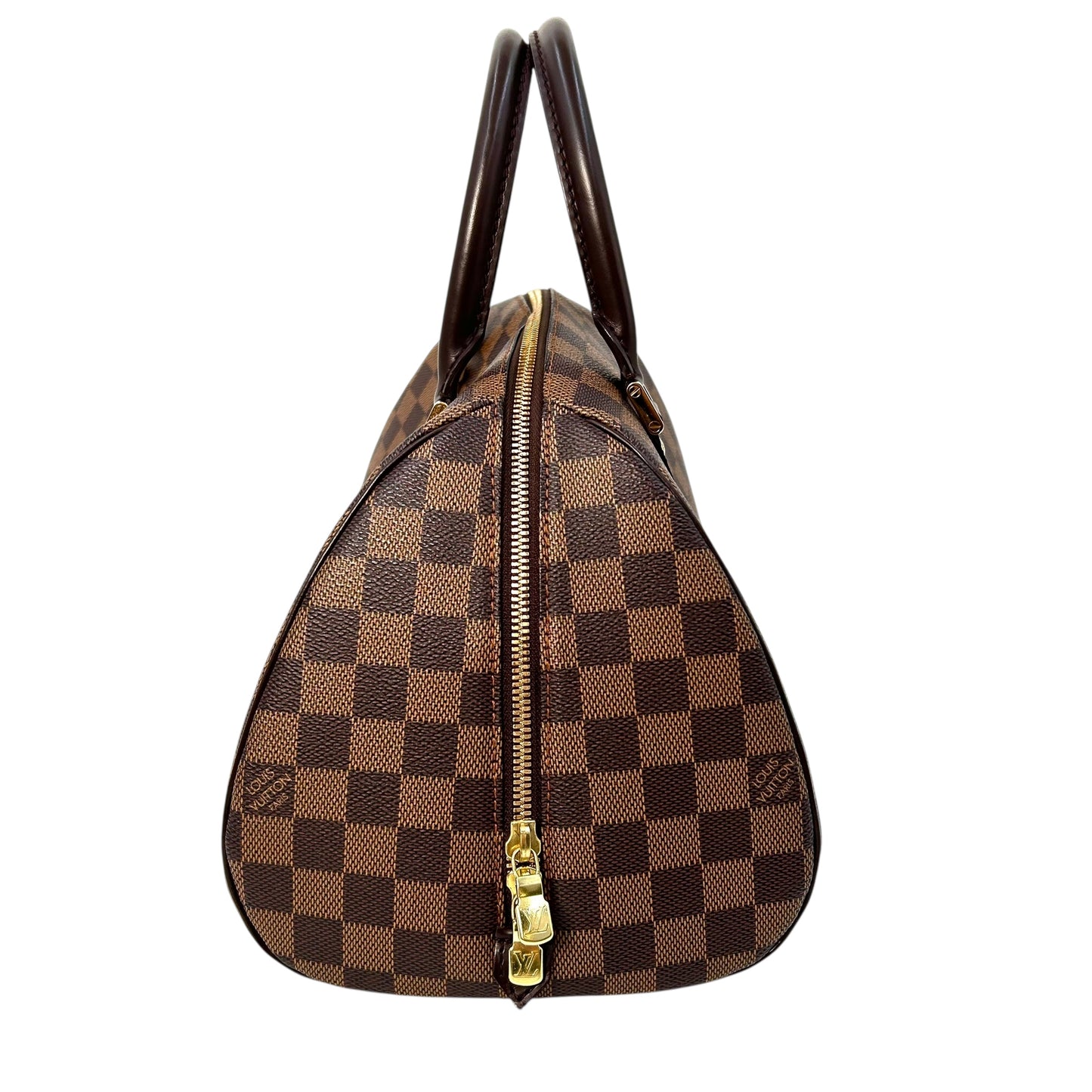Louis Vuitton Damier Robera MM Hand Bag - Brown