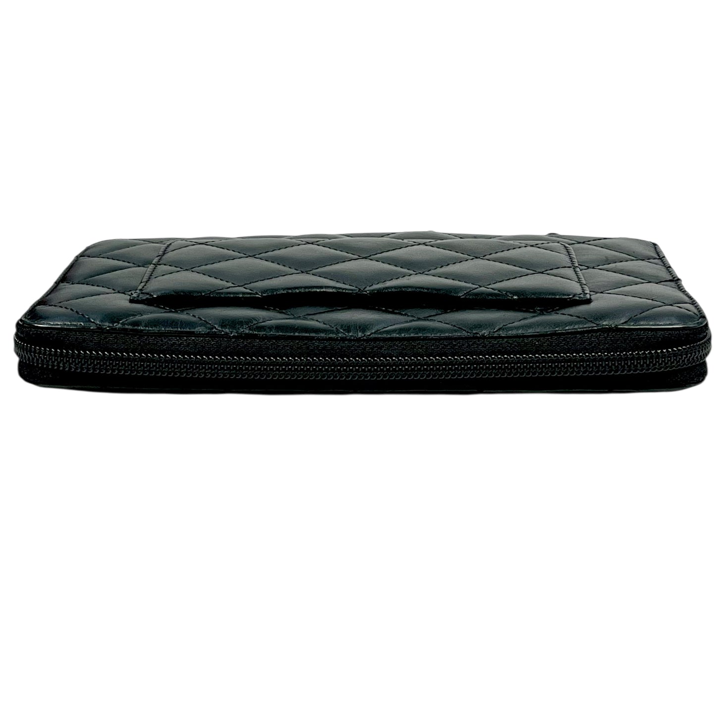 CHANEL CambonLine Long Wallet - Black