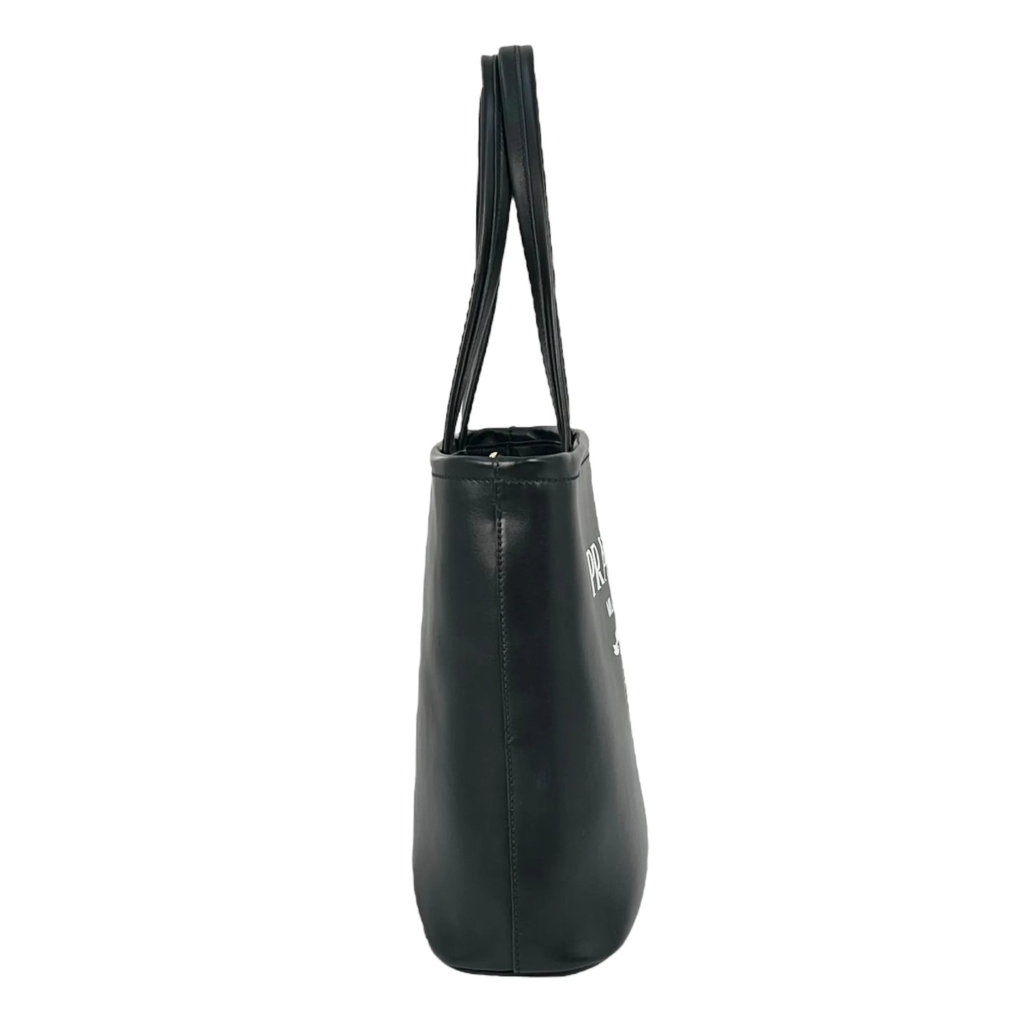 PRADA Soft Calf Leather 2way Tote Bag Shoulder Bag - Black