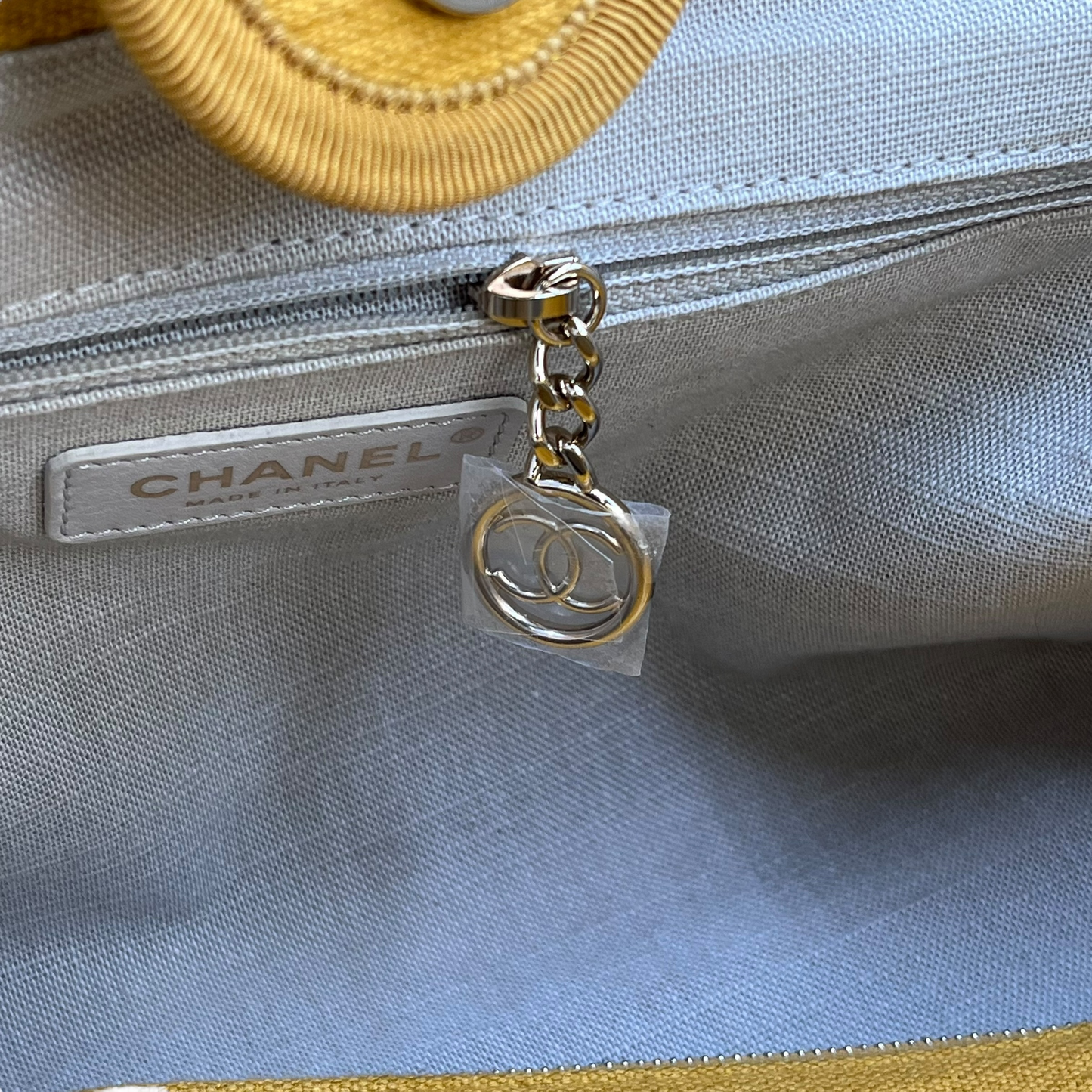 CHANEL Deauville Tote Bag - Yellow