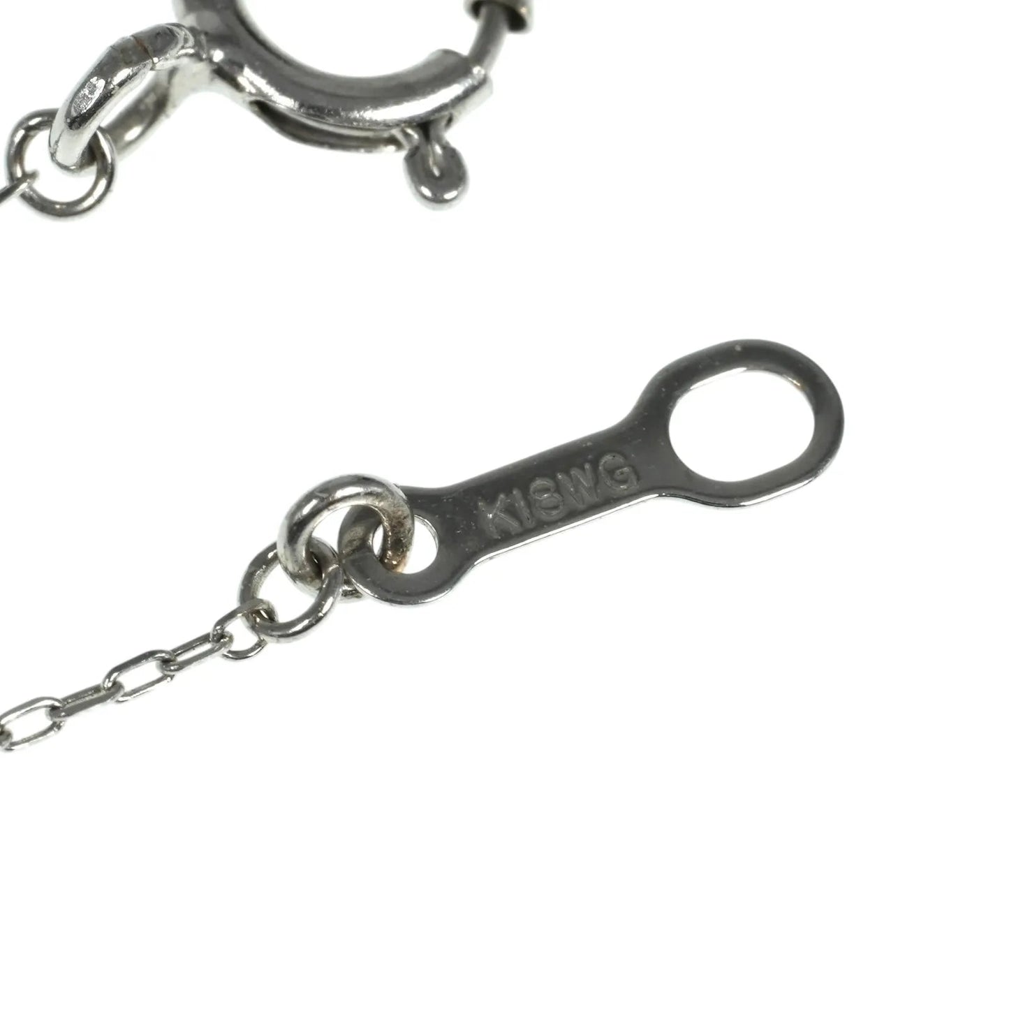 K18WG Cross Necklace