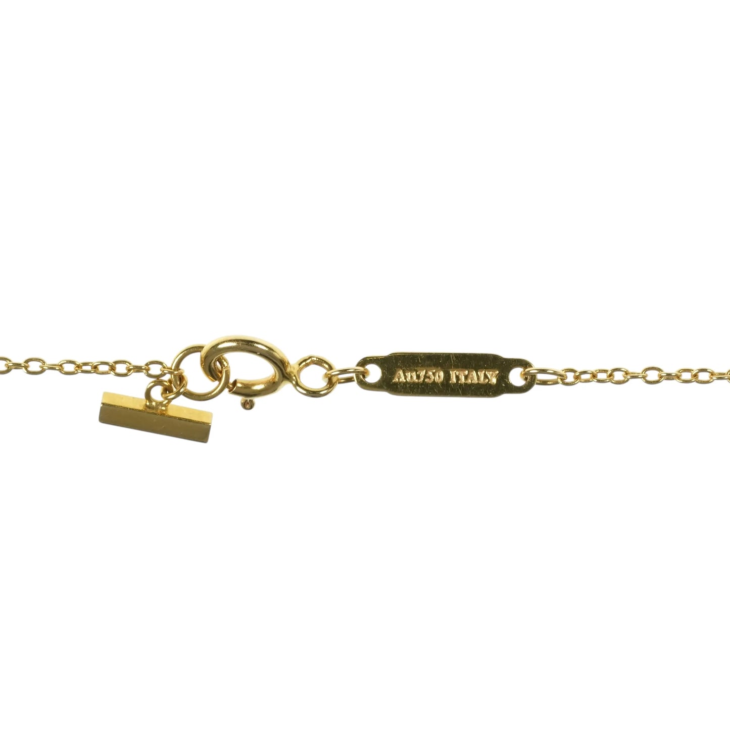 Tiffany T-Smile Yellow Gold Mini Necklace