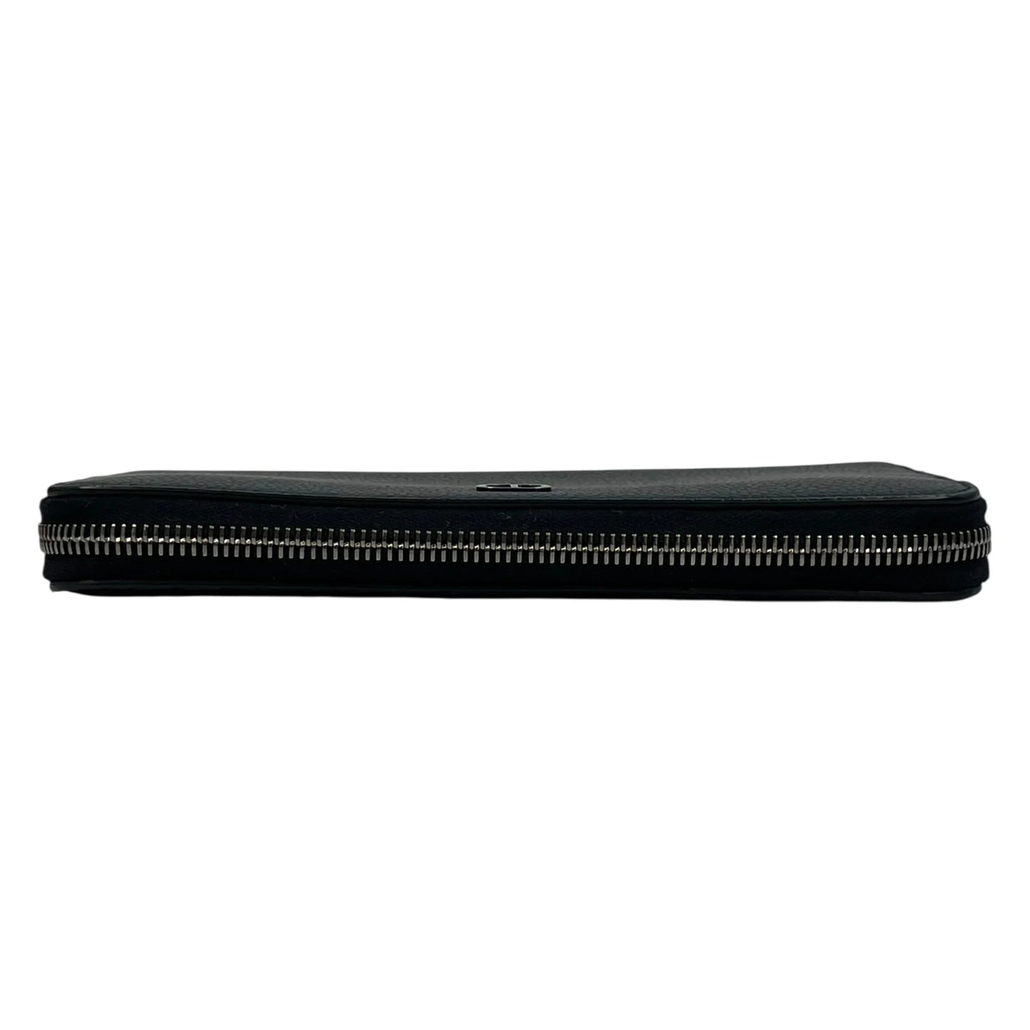 Dior CD Icon Round Zipper Long Wallet - Black
