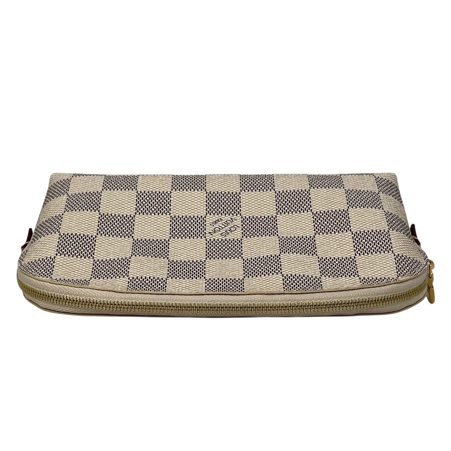 Louis Vuitton Damier Azur Pochette Cosmetic Pouch - White
