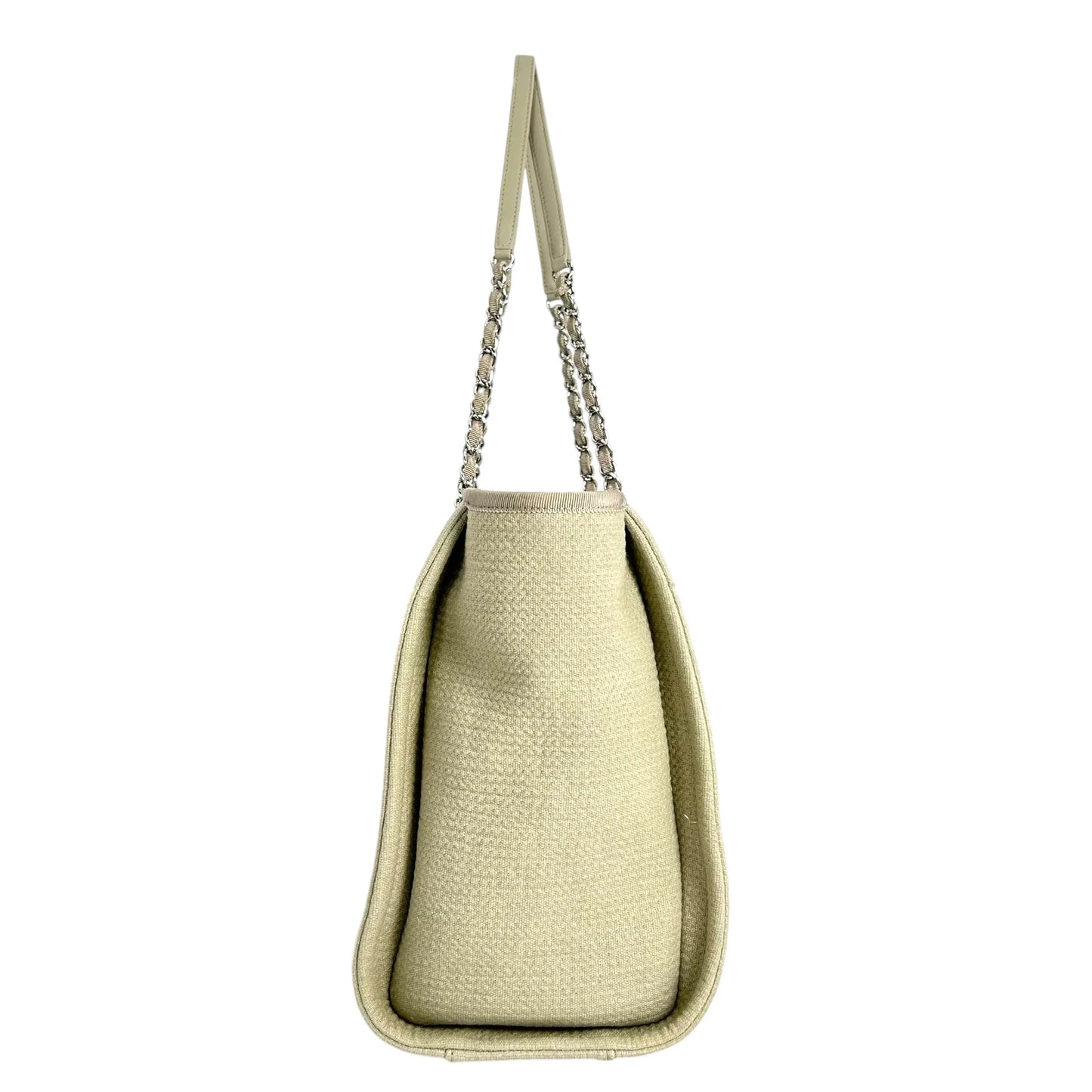 CHANEL Deauville Tote Bag - Cream Beige