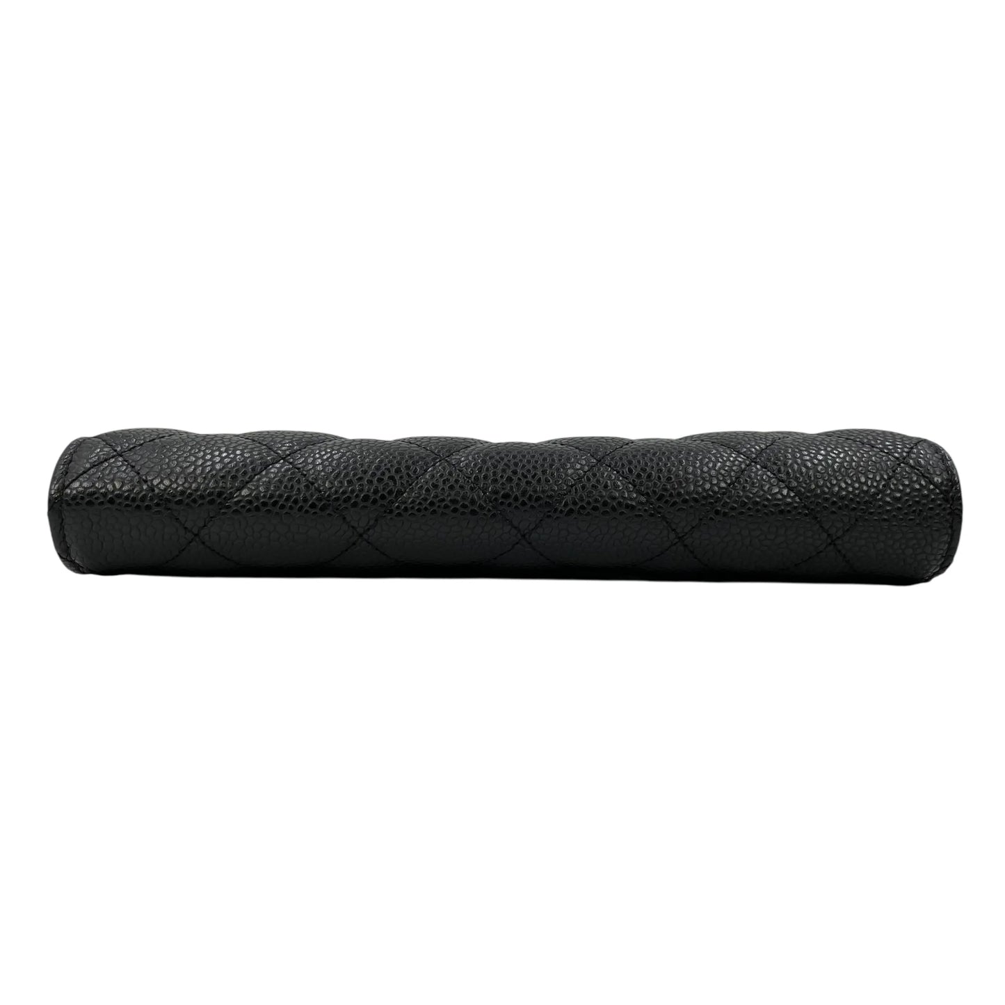 CHANEL Materasse Caviar Skin Classic Flap Long Wallet - Black