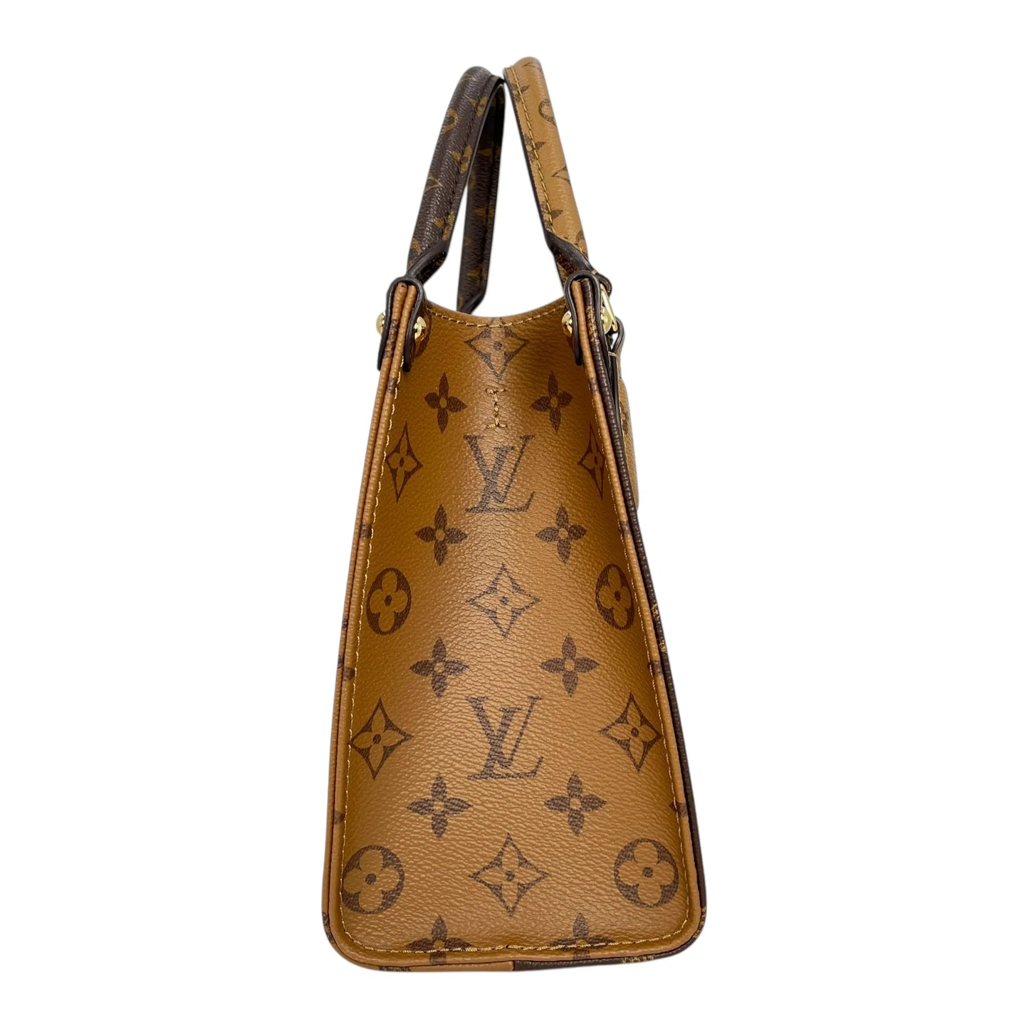 Louis Vuitton Gaint Monogram On The Go PM Hand Bag - Brown - M46373