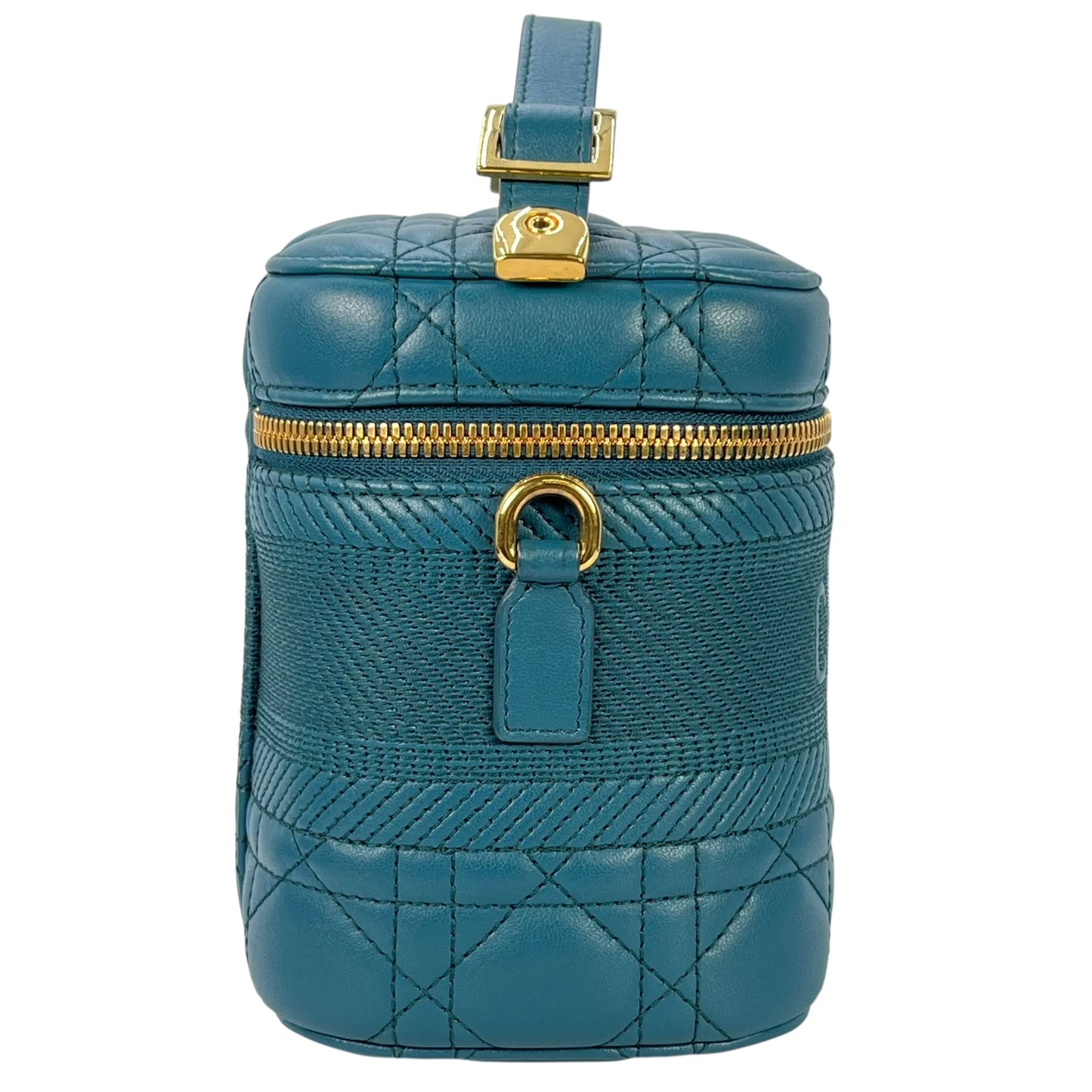 Dior Small Travel Vanity Hand Bag Shoulder Bag - Blue