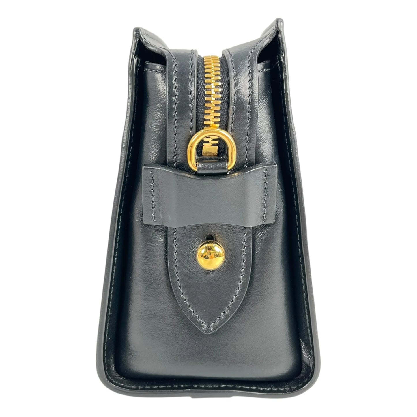 PRADA Esplanade Saffiano Leather Shoulder Bag - Black