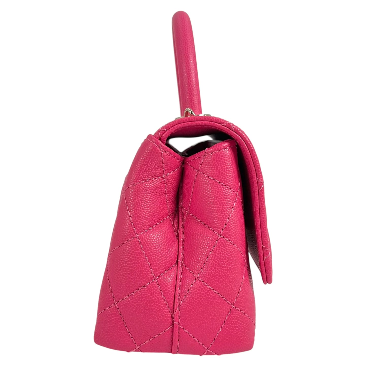 CHANEL Coco Handle 19XXS Caviar Skin Hand Bag - Pink