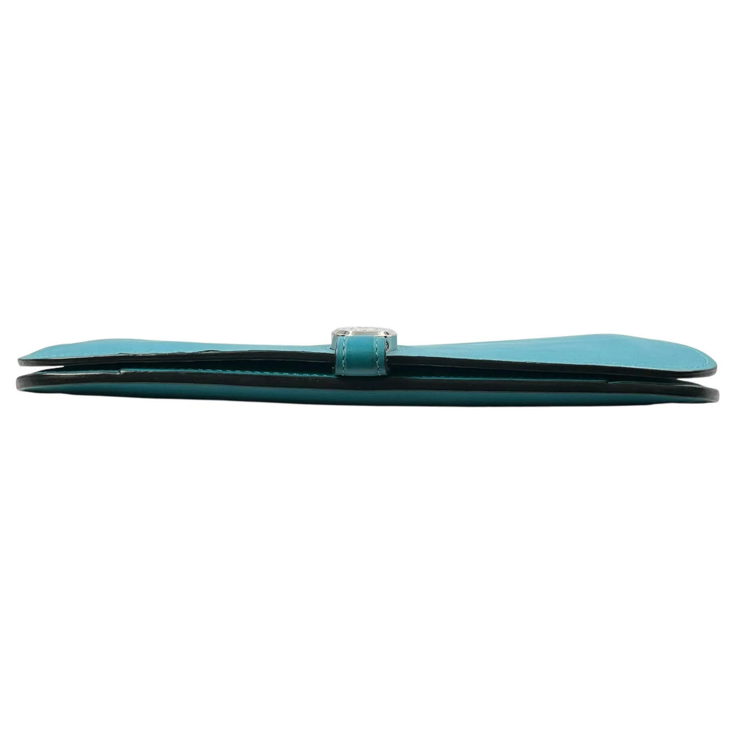 Hermes Dogon GM Bi-Fold Long Wallet - Turquoise