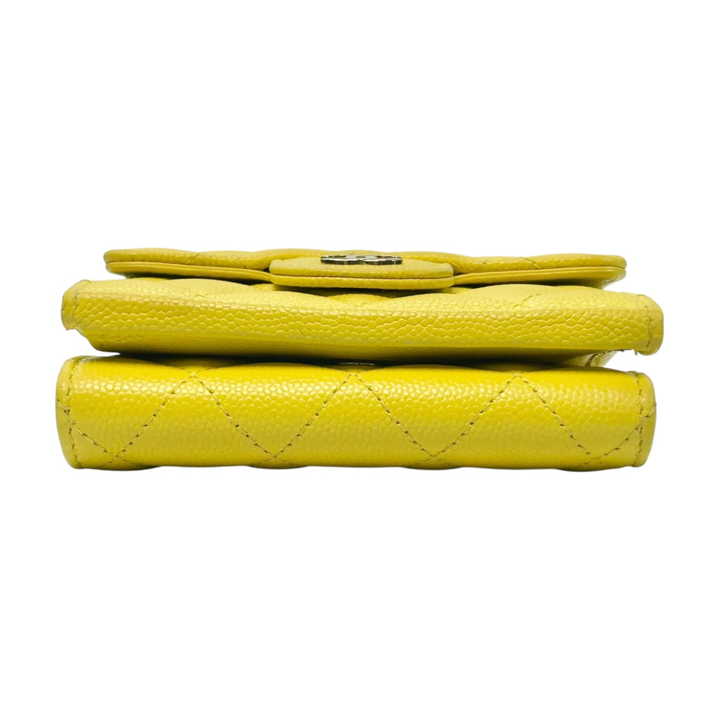 CHANEL Materasse Small Compact Wallet - Yellow