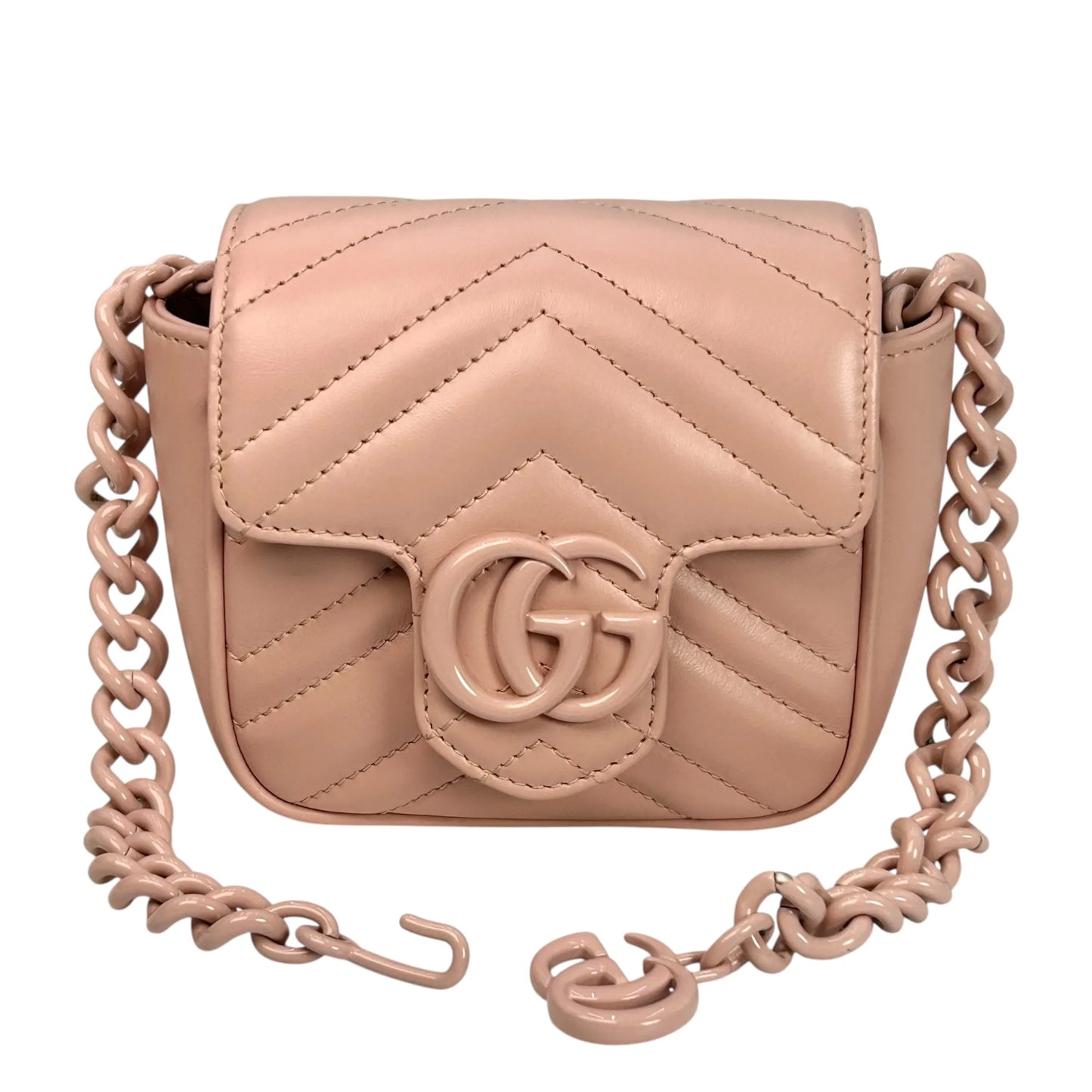 GUCCI GG Marmont Mini Bag Shoulder Bag - Pink