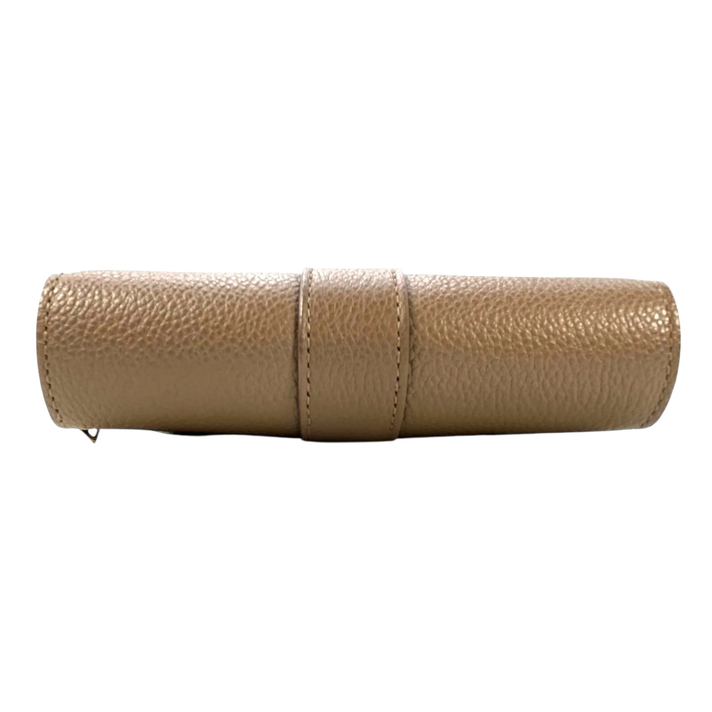 Saint Laurent YSL Zippy Compact Wallet - Beige