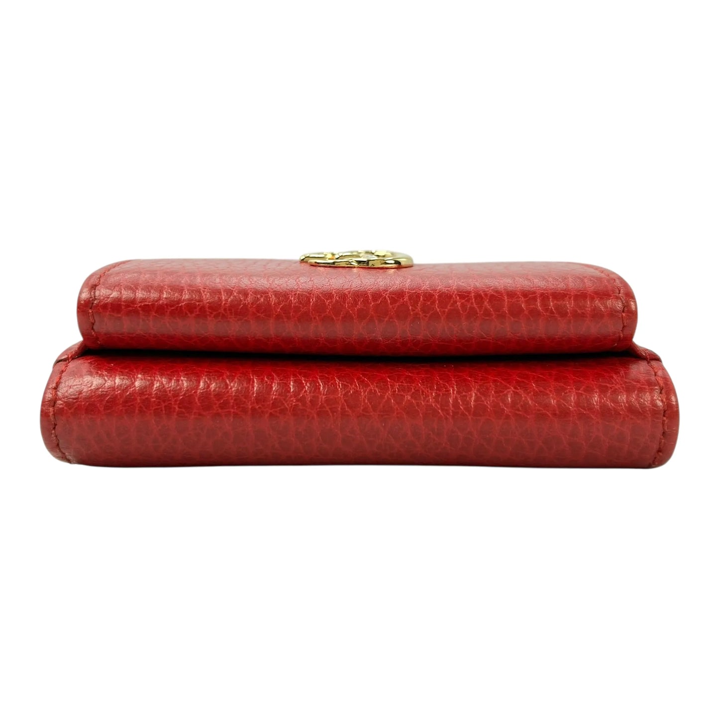 GUCCI GG Marmont Compact Wallet - Red