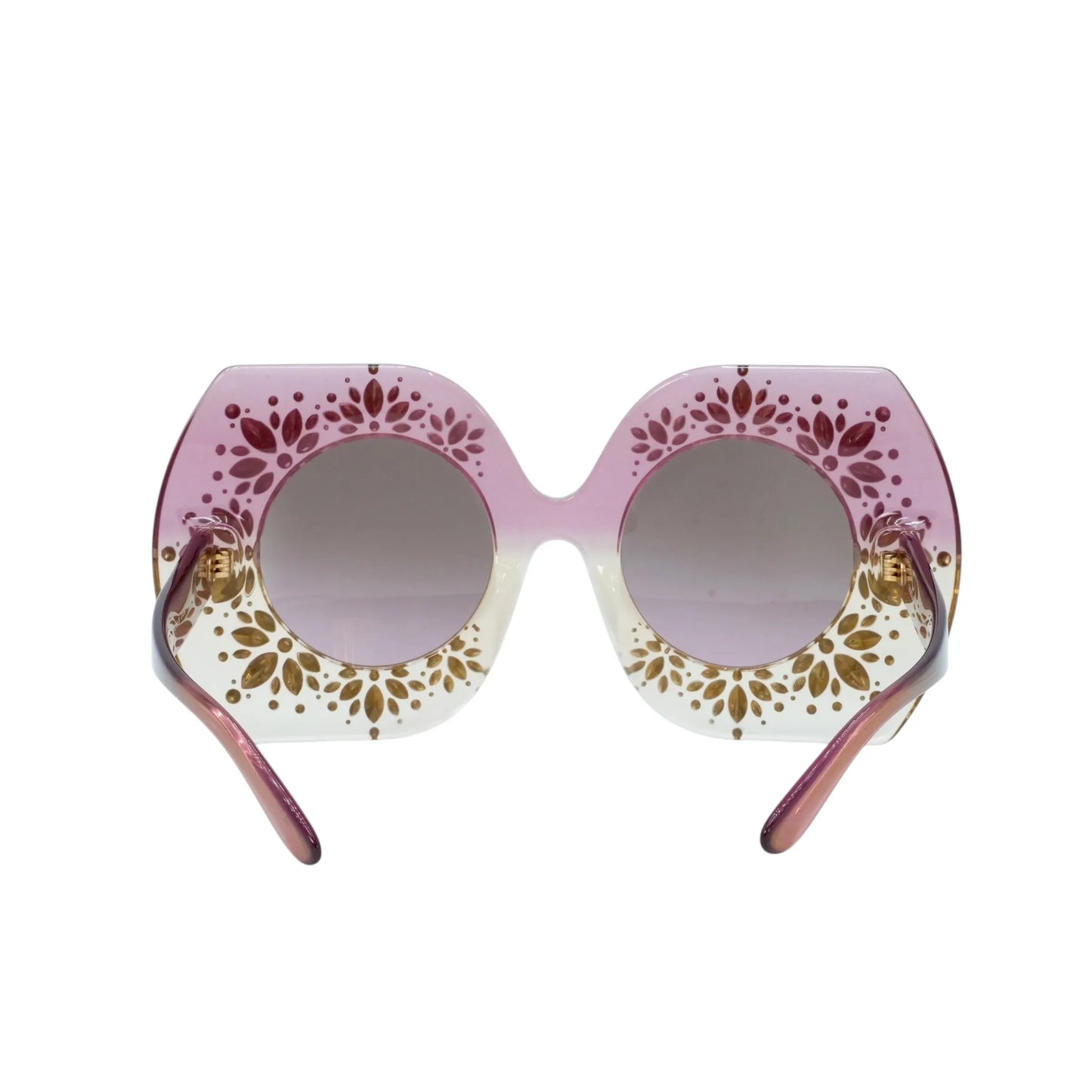 DOLCE&GABBANA Rhinestone Sunglasses - Pink - 33982