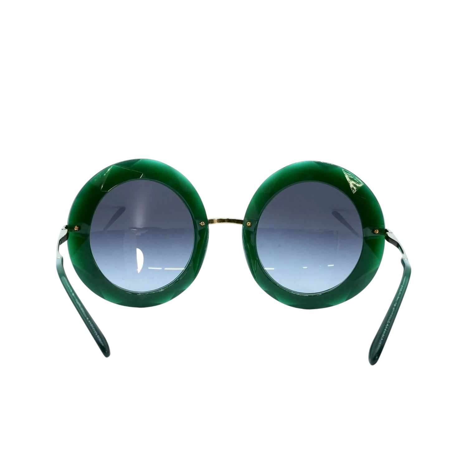 DOLCE&GABBANA Round Sunglasses - Green - 33964
