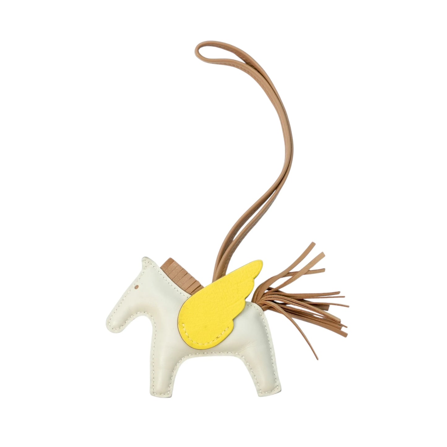 Hermès Rodeo Horse Charm PM Accessories - Cream×Yellow