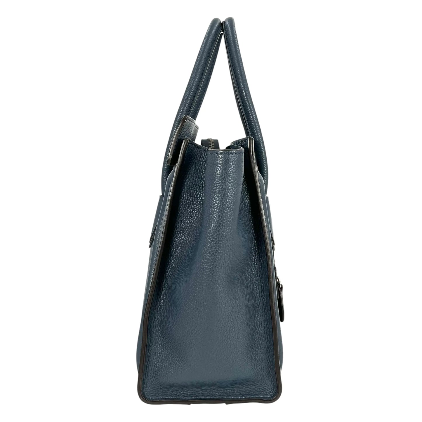 CELINE Micro Shopper Luggage Hand Bag - Navy Blue
