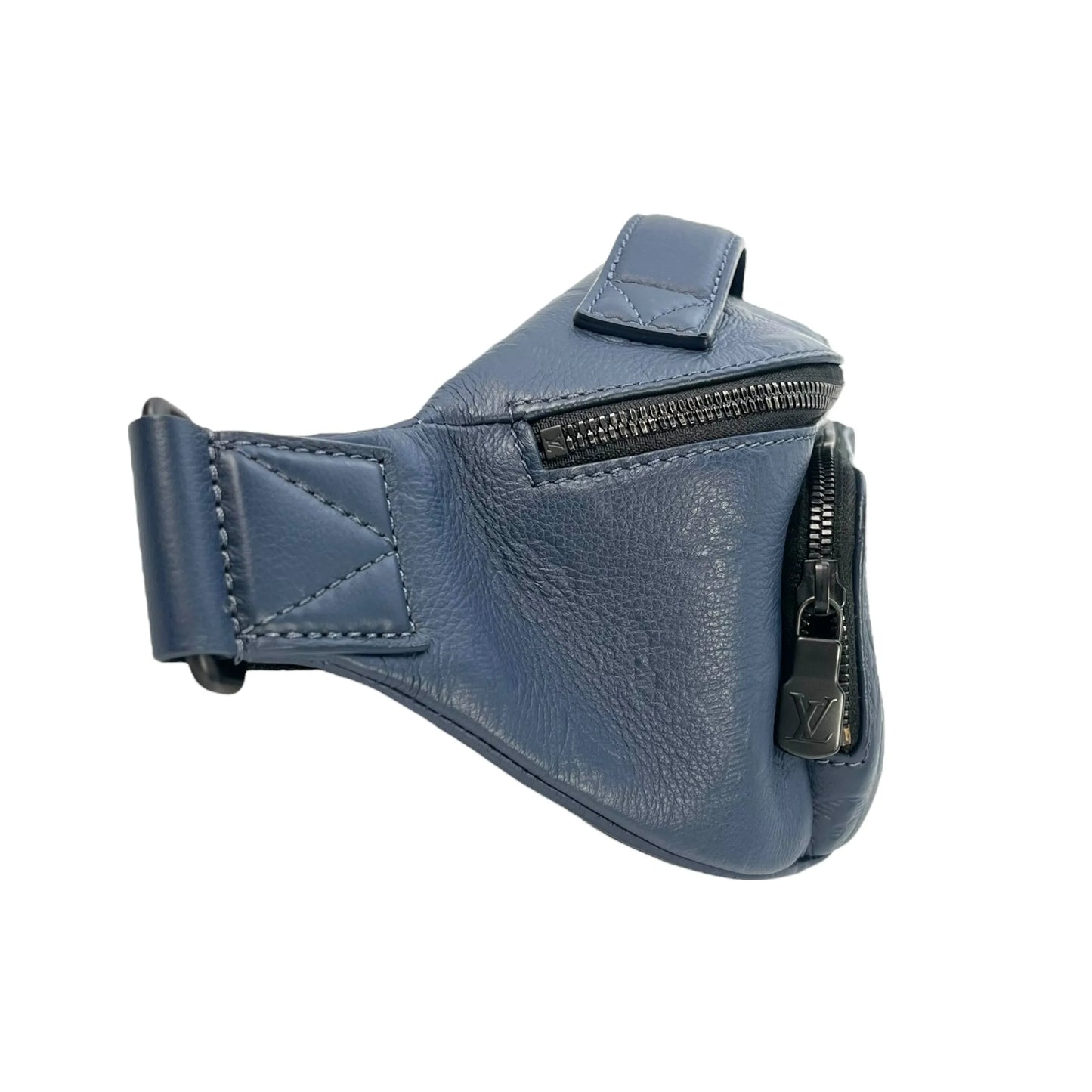 Louis Vuitton Monogram Shadow Discovery Bum Bag Body Bag - Navy