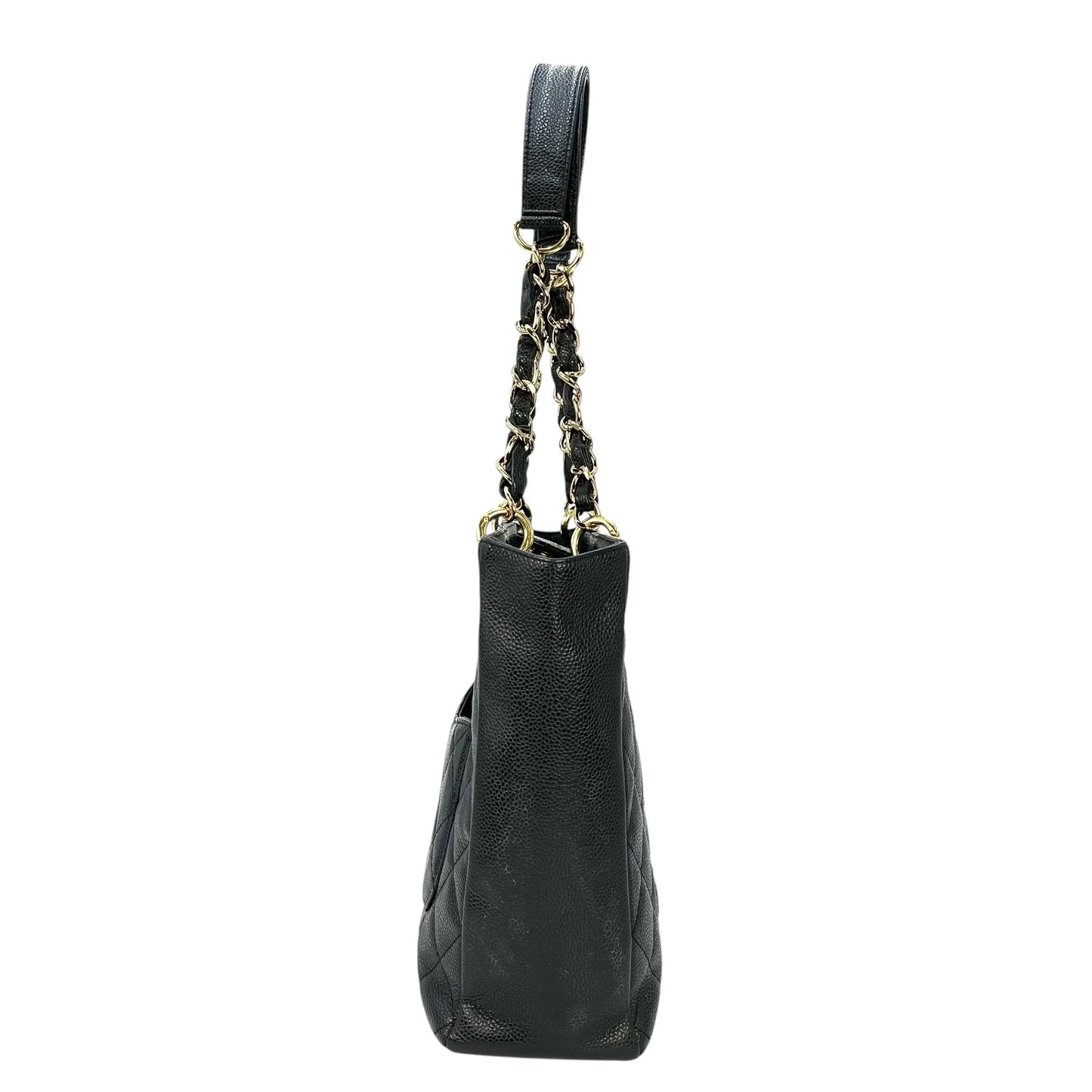CHANEL PST Cain Tote Bag - Black