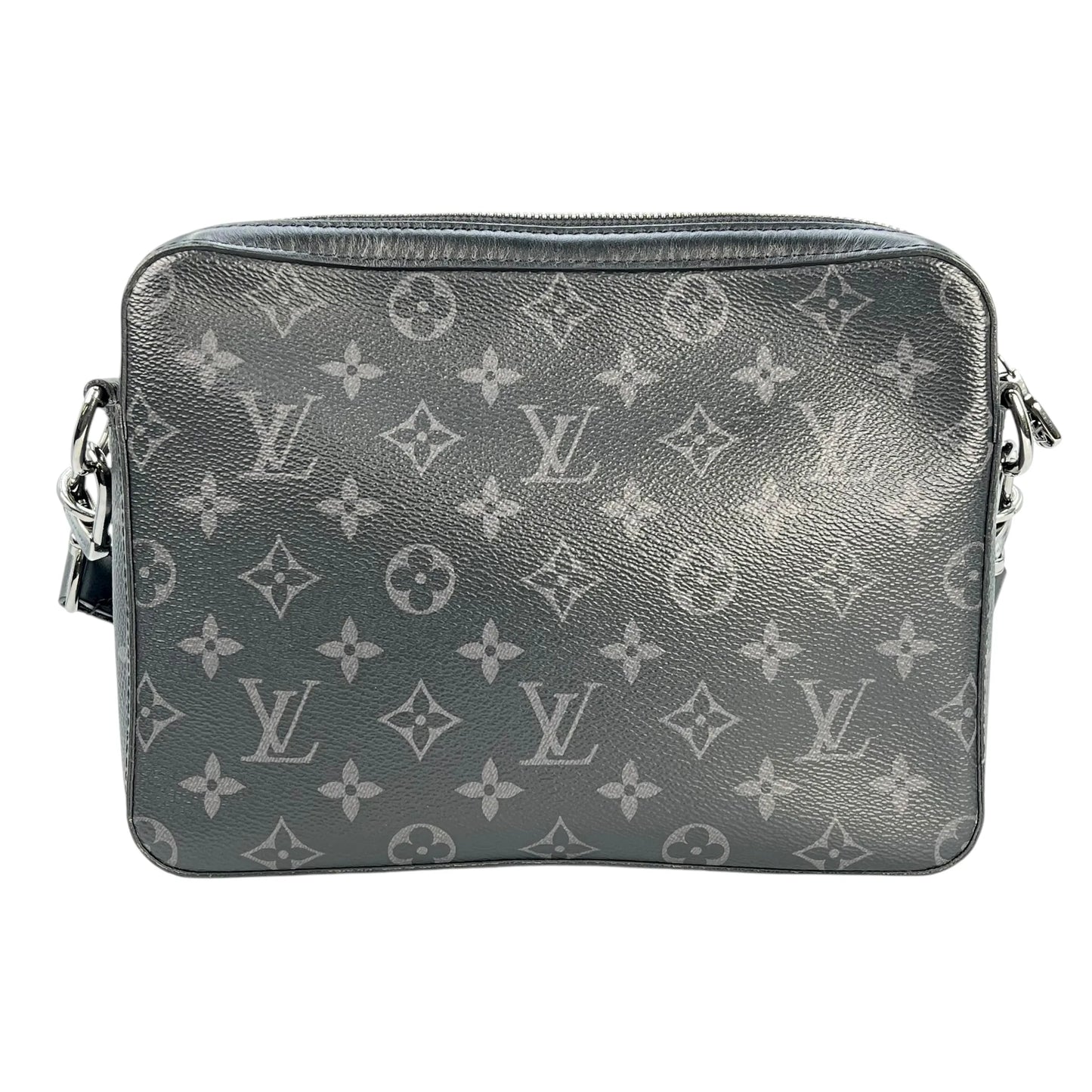Louis Vuitton Trio Messenger Monogram Eclipse Shoulder Bag - Black