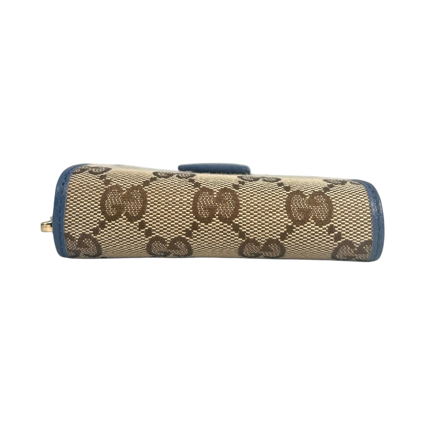 GUCCI GG Canvas Compact Wallet - Brown